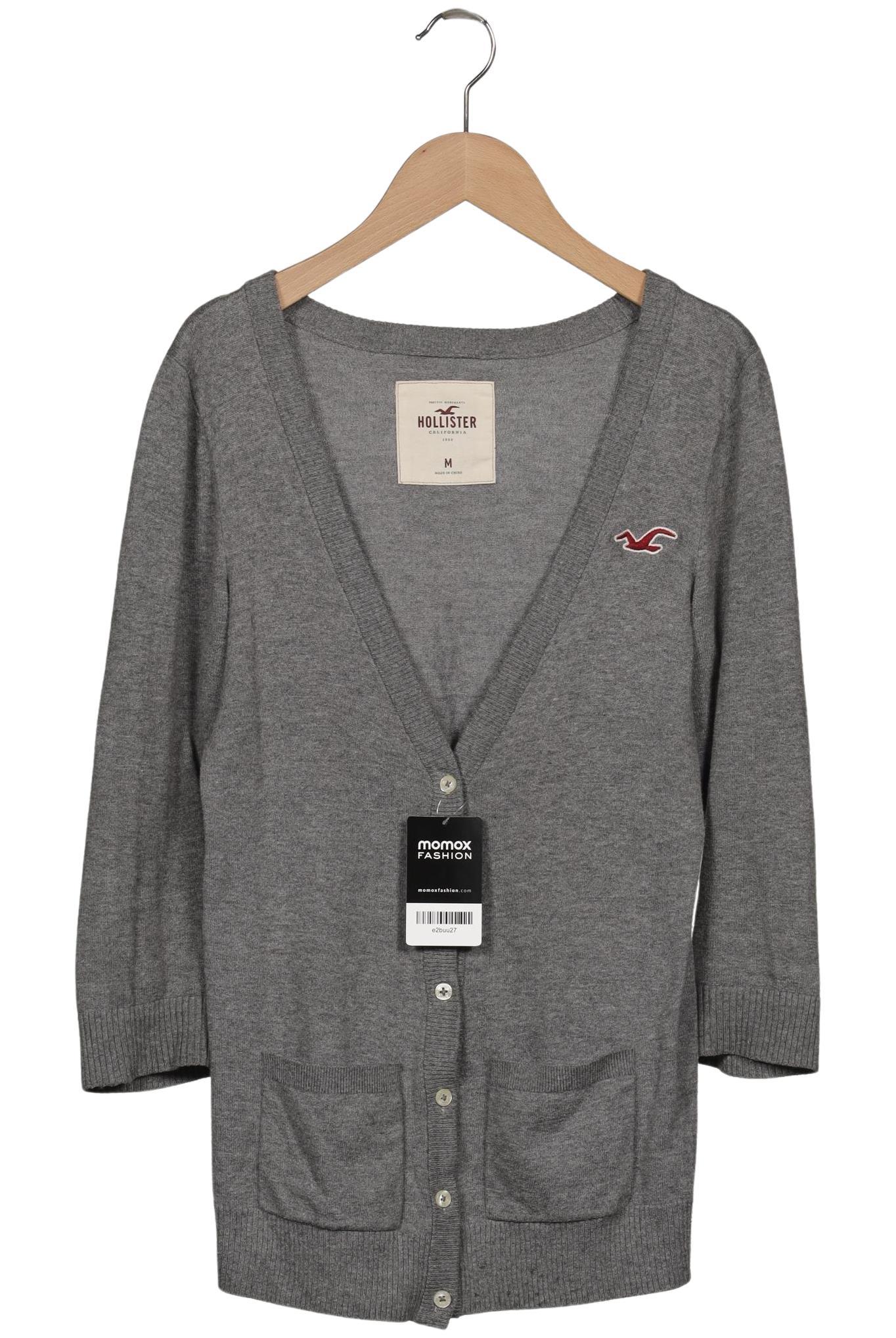 

Hollister Damen Strickjacke, grau, Gr. 38