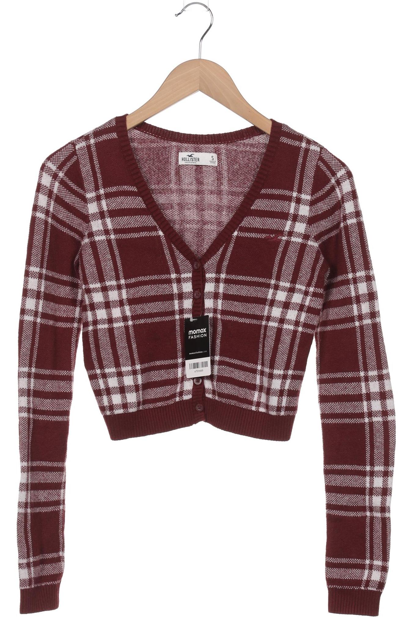 

Hollister Damen Strickjacke, bordeaux, Gr. 36