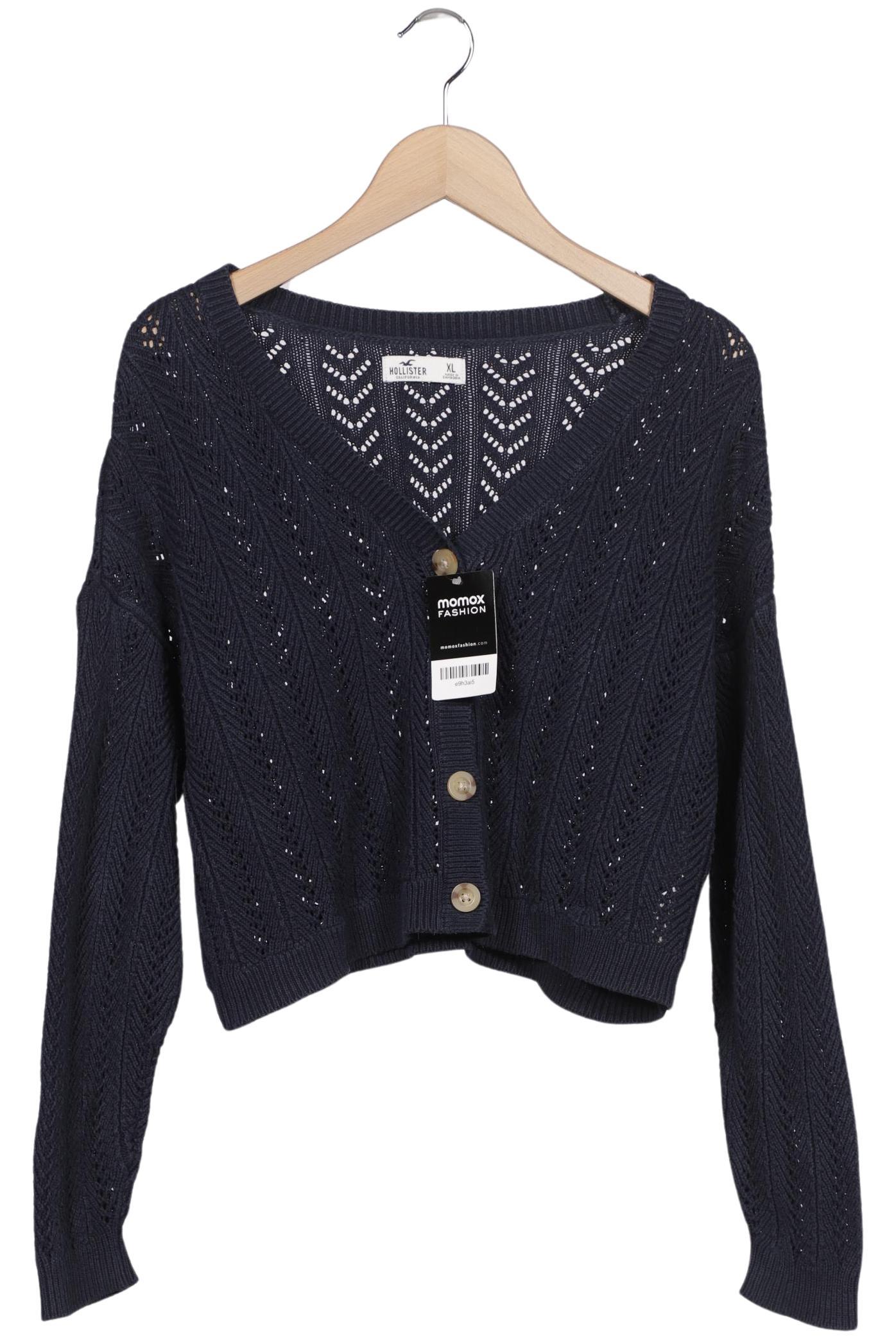 

Hollister Damen Strickjacke, marineblau, Gr. 44