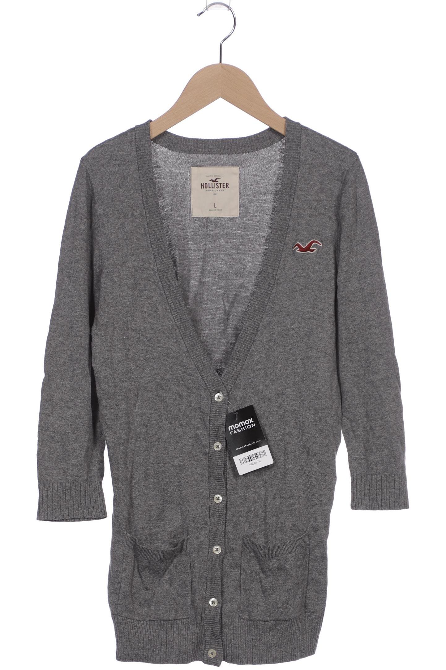 

Hollister Damen Strickjacke, grau, Gr. 42