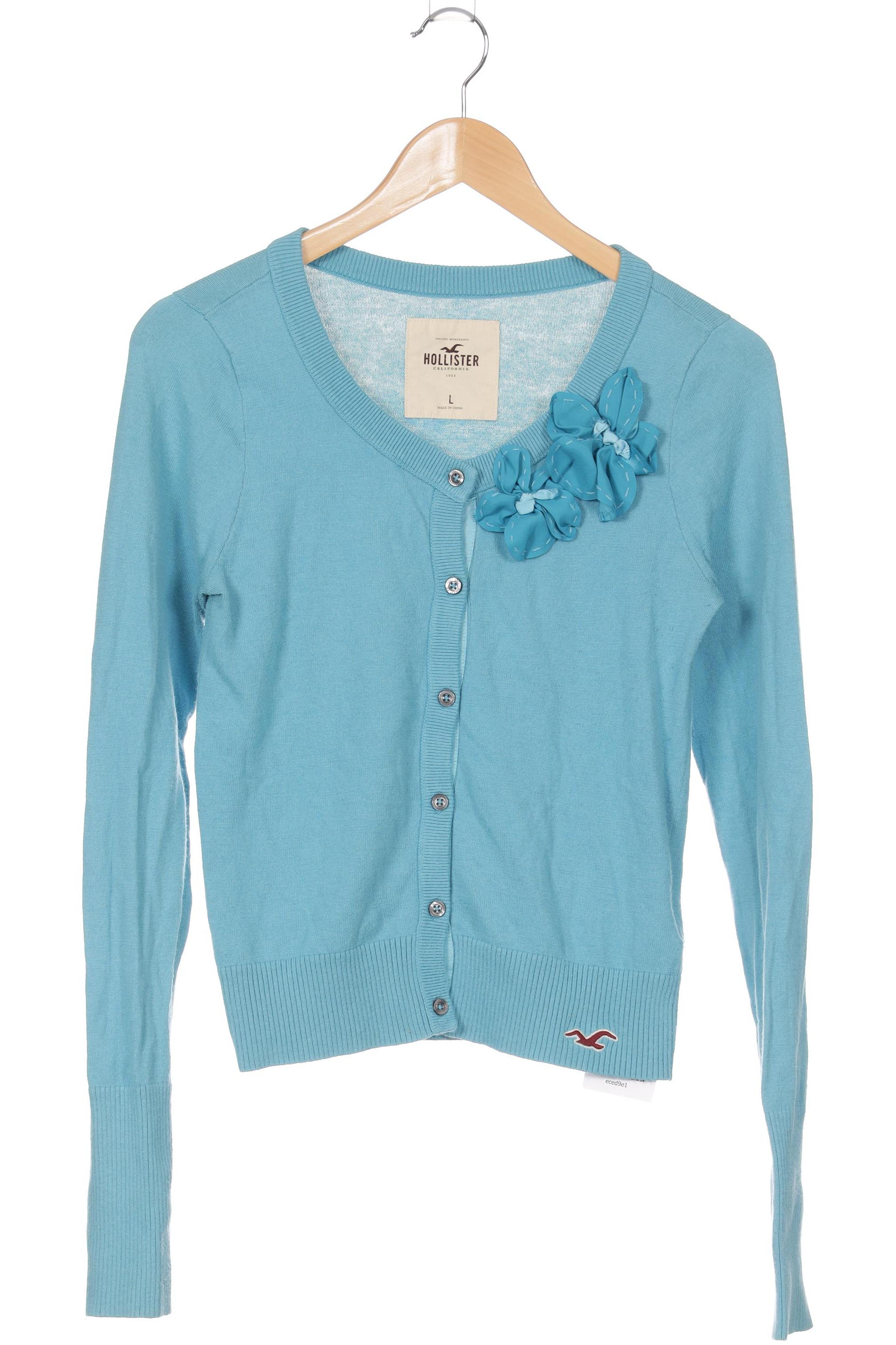 

Hollister Damen Strickjacke, blau, Gr.