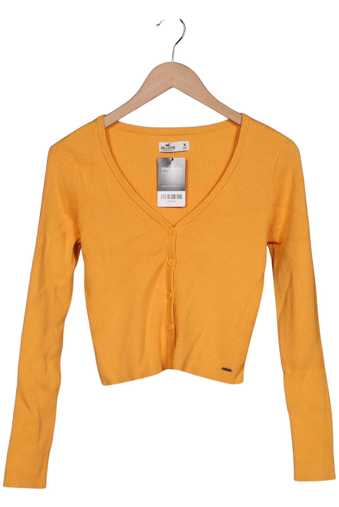 

Hollister Damen Strickjacke, gelb, Gr. 38