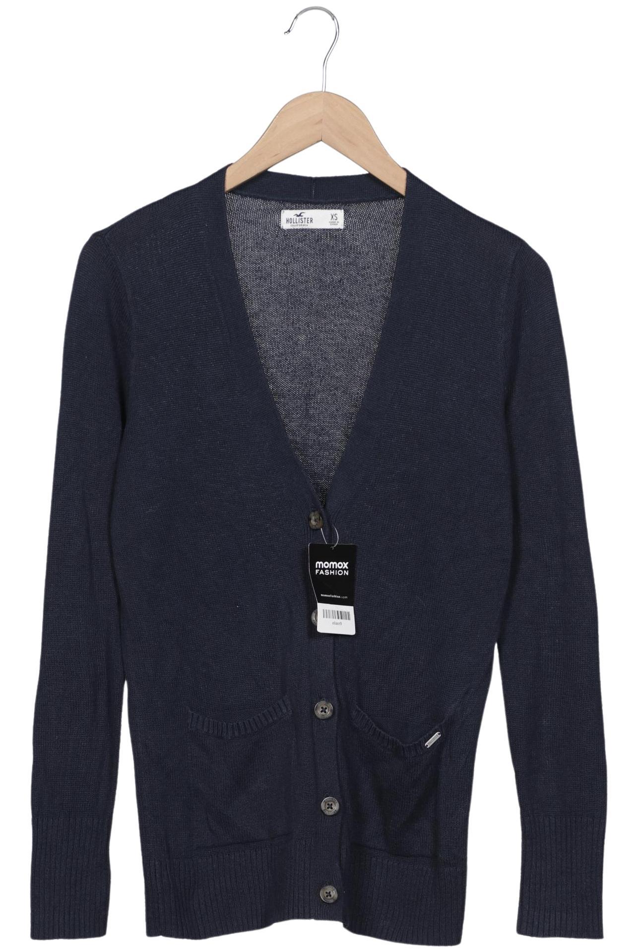 

Hollister Damen Strickjacke, marineblau, Gr. 34