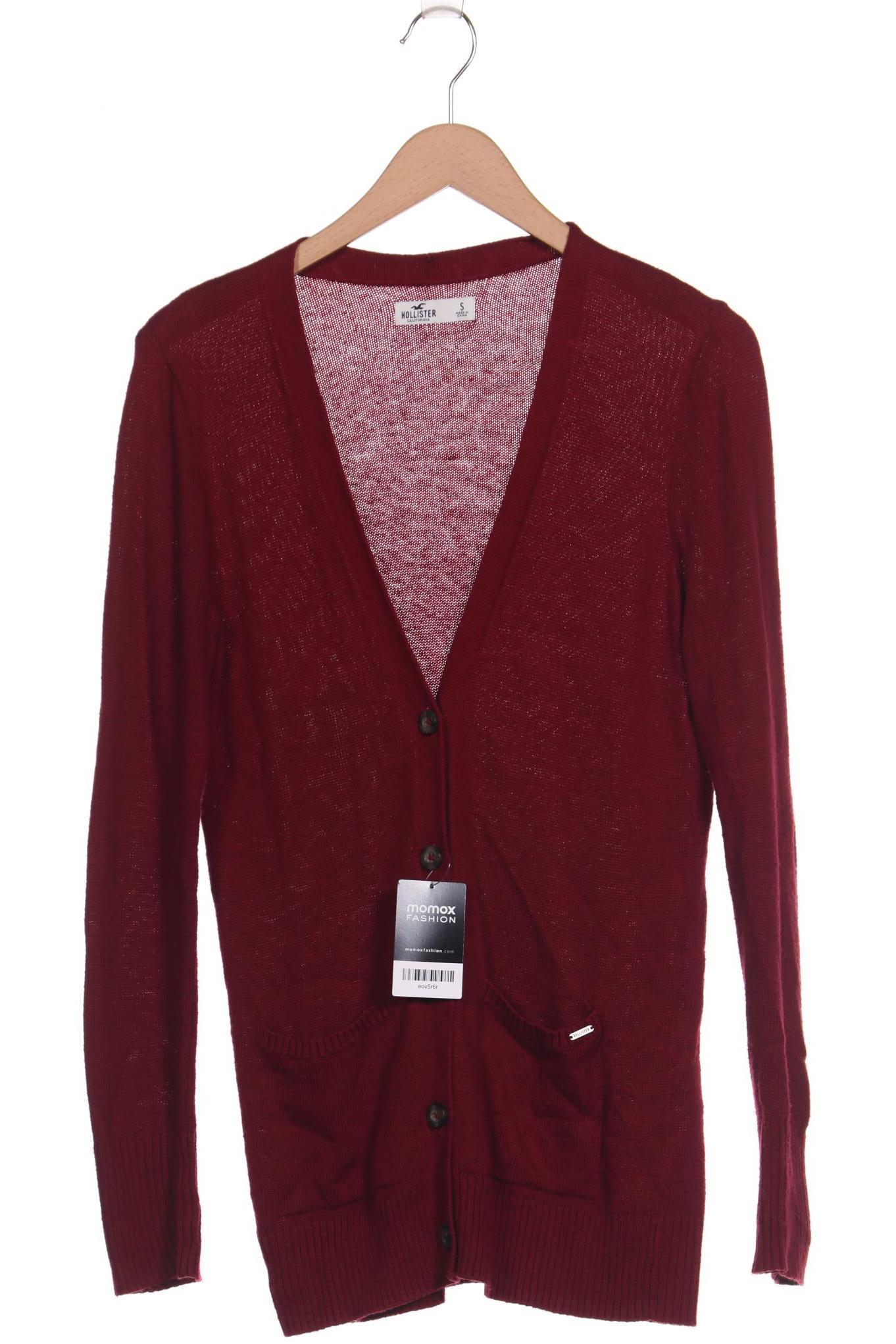 

Hollister Damen Strickjacke, bordeaux, Gr. 36