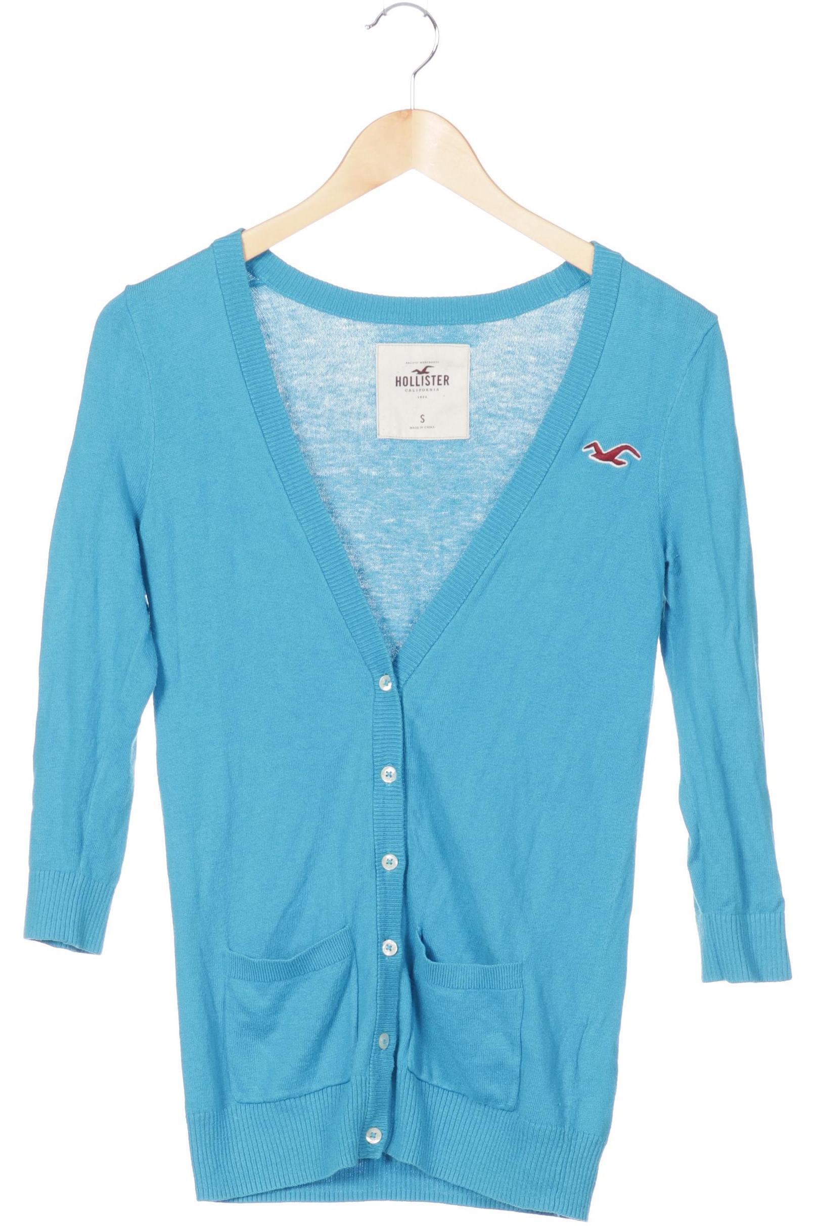 

Hollister Damen Strickjacke, blau, Gr.