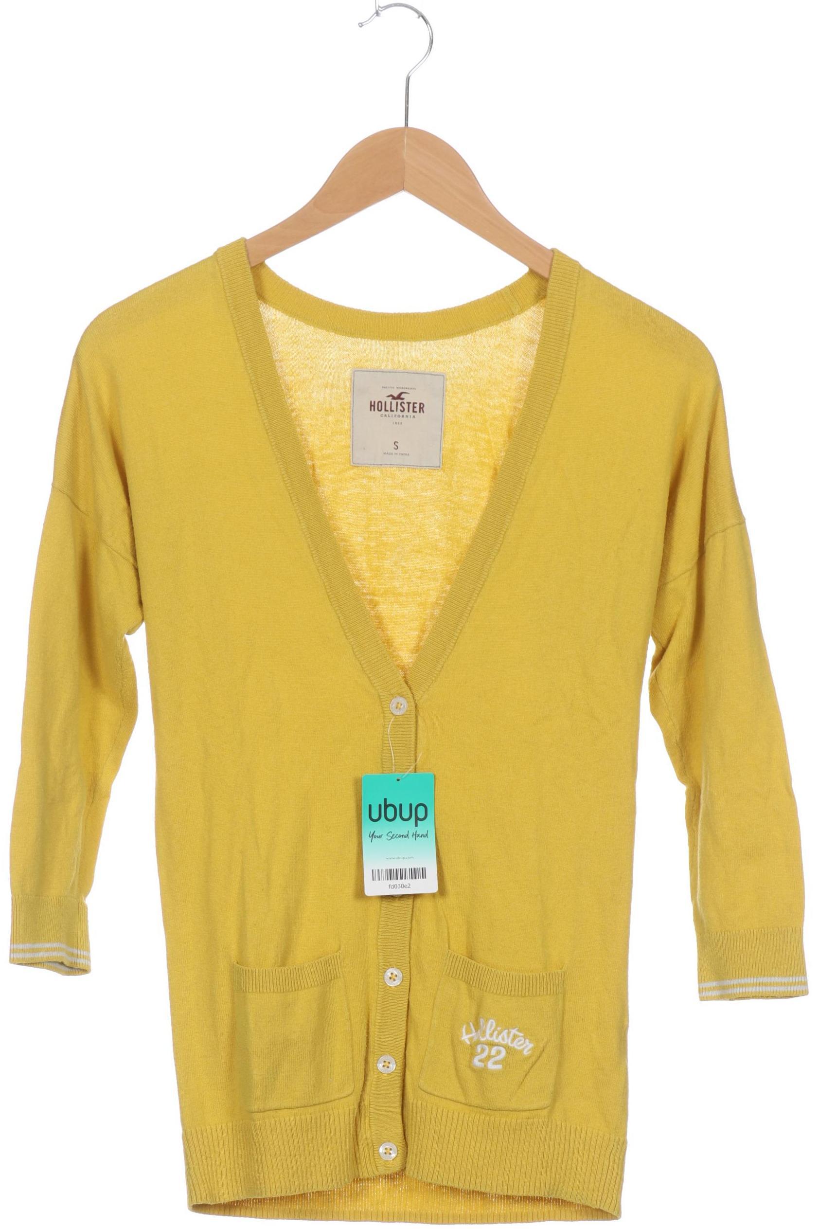 

Hollister Damen Strickjacke, gelb, Gr.