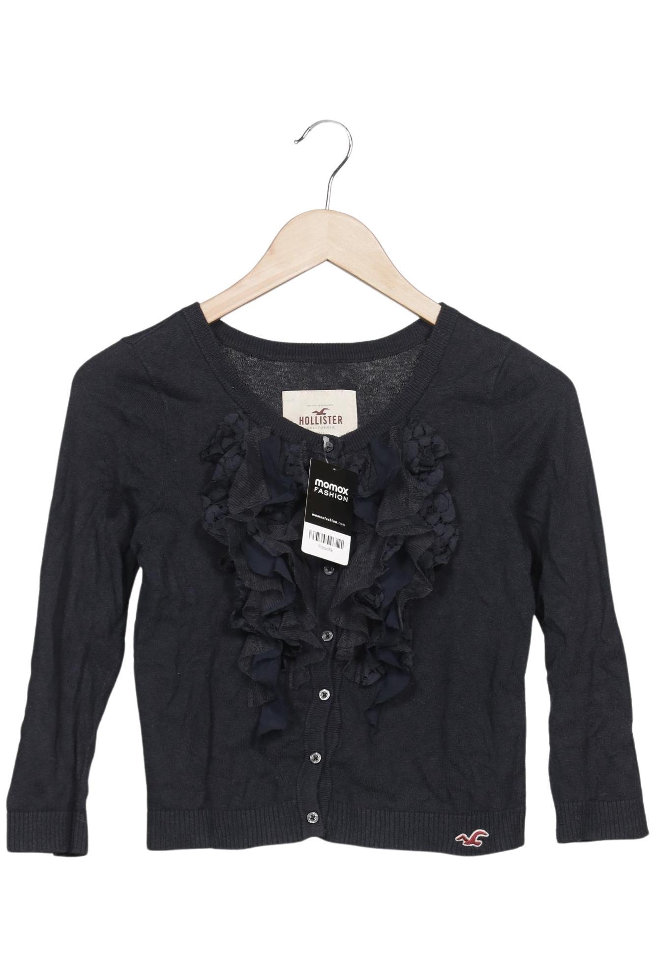 

Hollister Damen Strickjacke, marineblau, Gr. 38