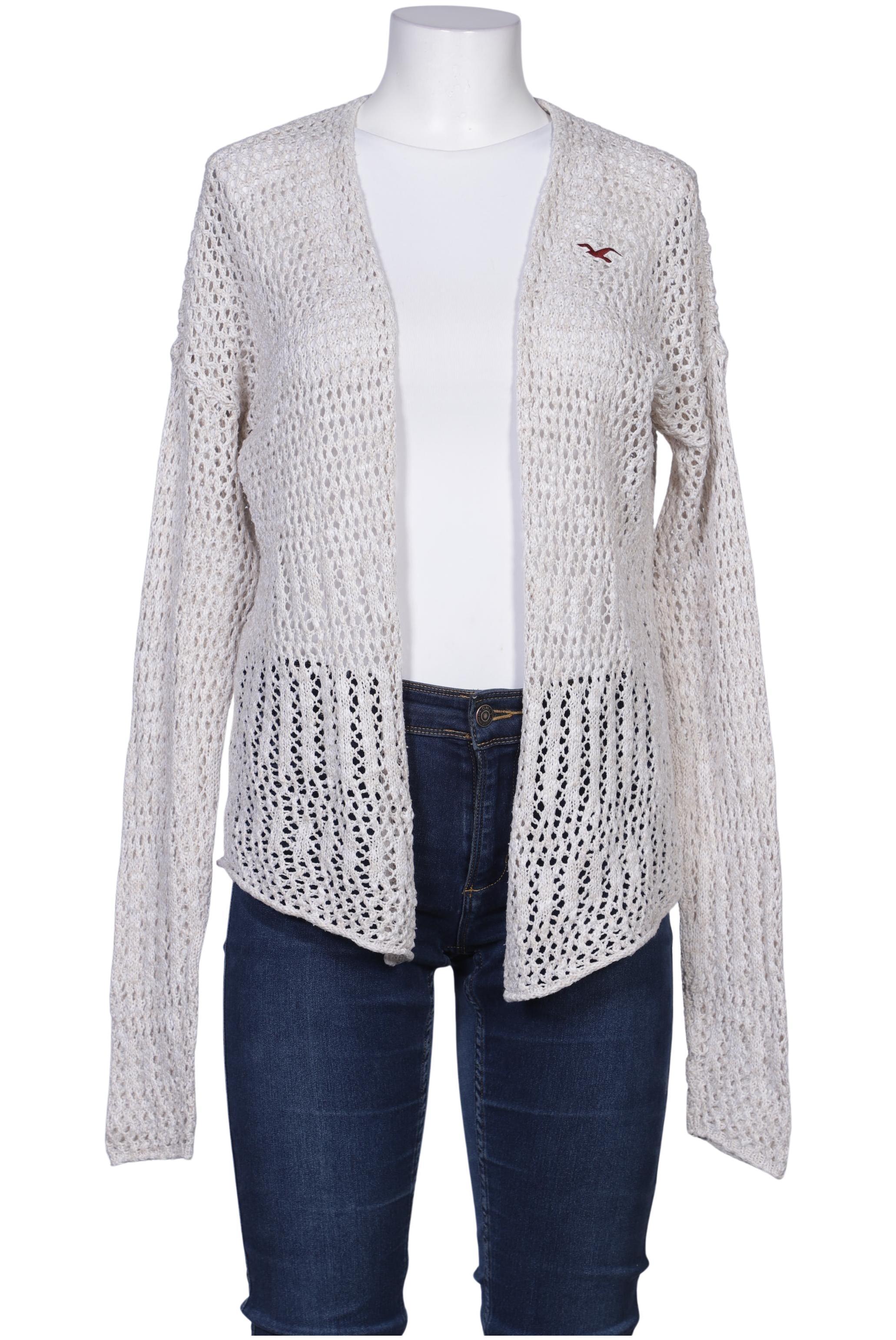 

Hollister Damen Strickjacke, cremeweiß, Gr. 38
