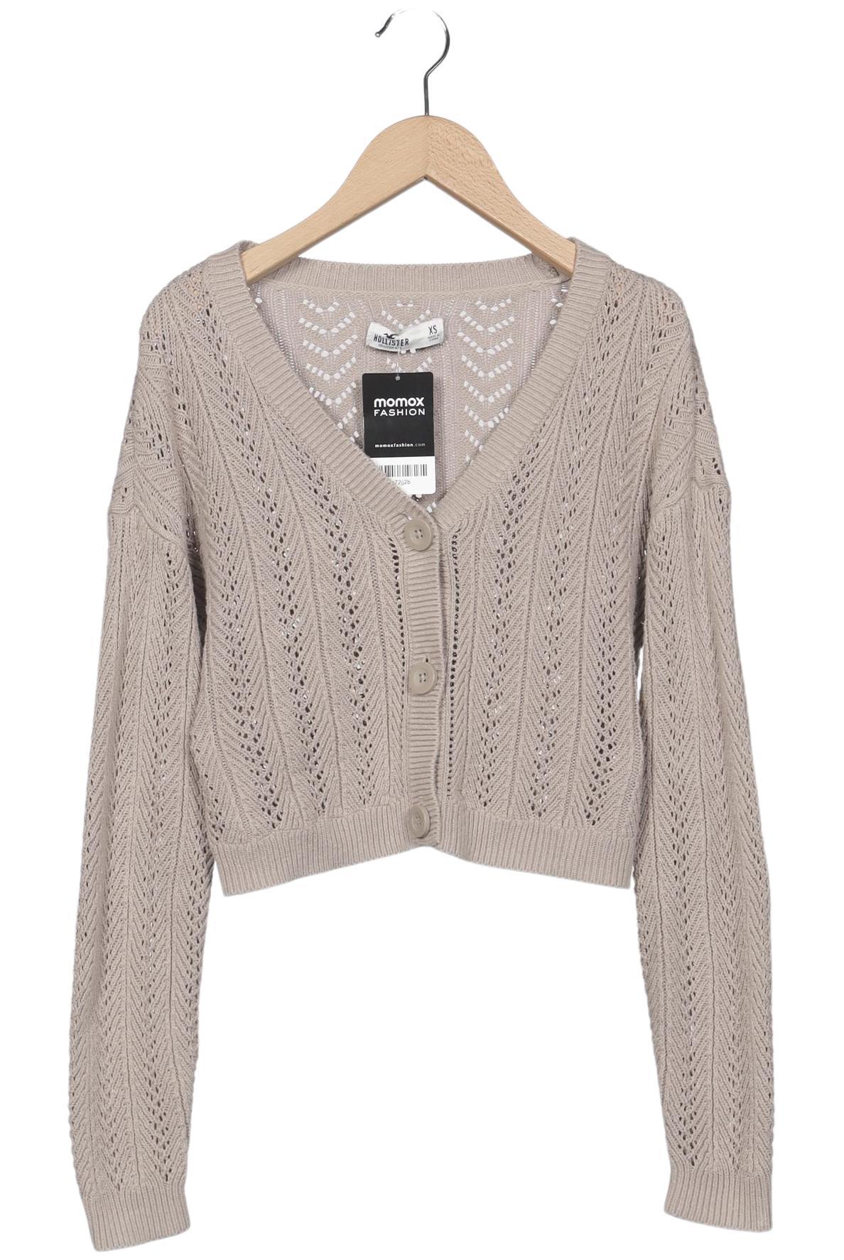 

Hollister Damen Strickjacke, beige, Gr. 34