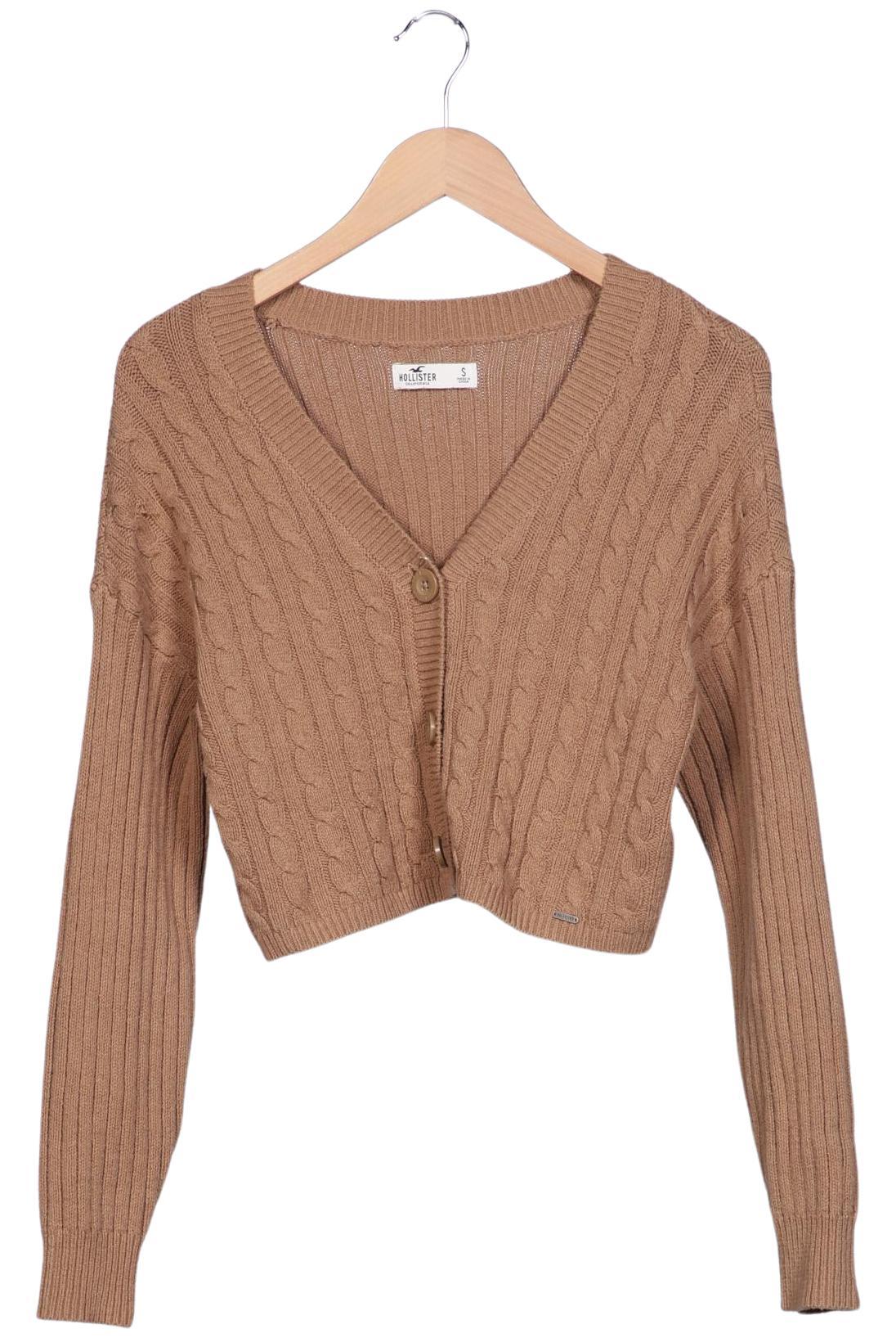 

Hollister Damen Strickjacke, braun, Gr. 36