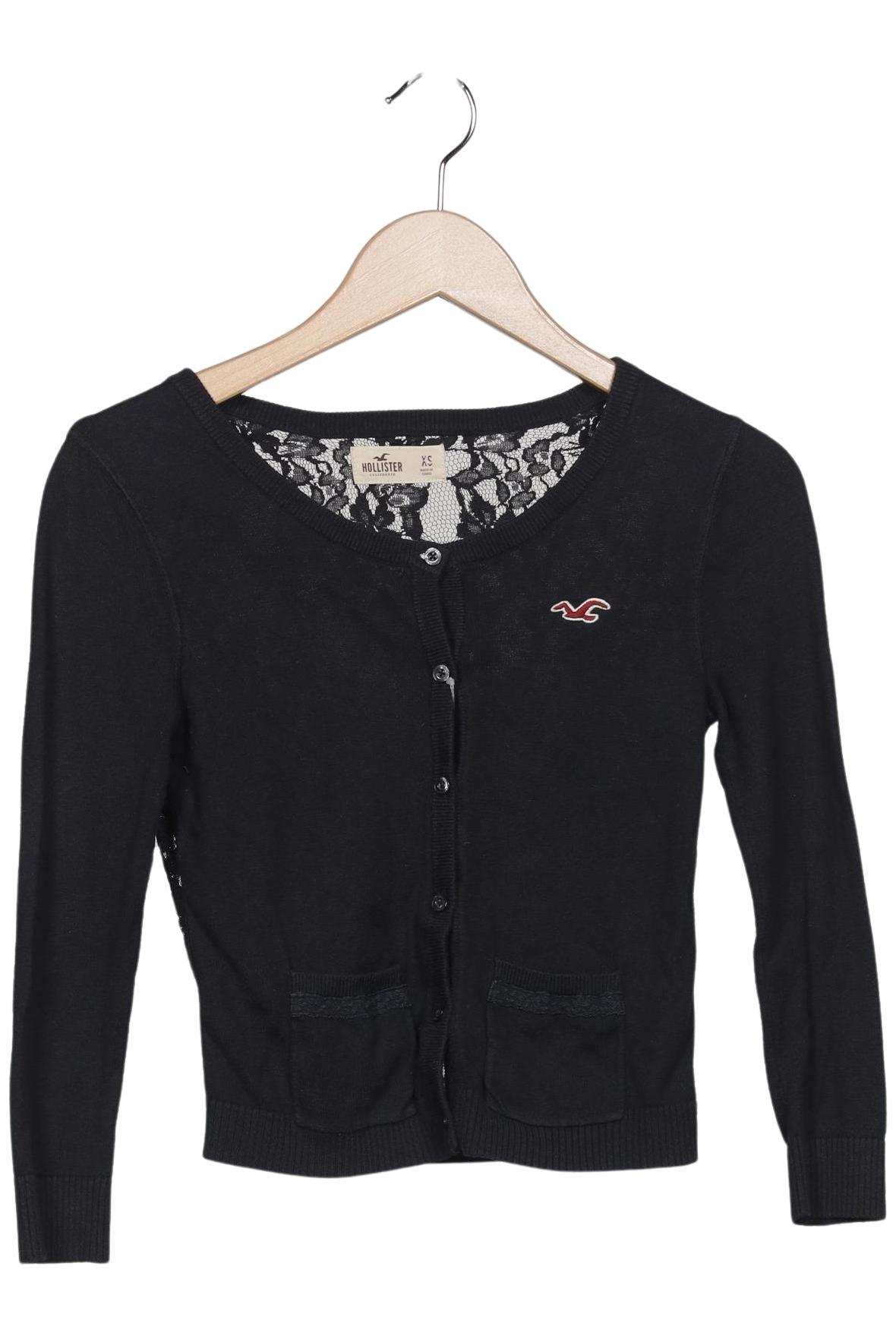 

Hollister Damen Strickjacke, schwarz, Gr. 34