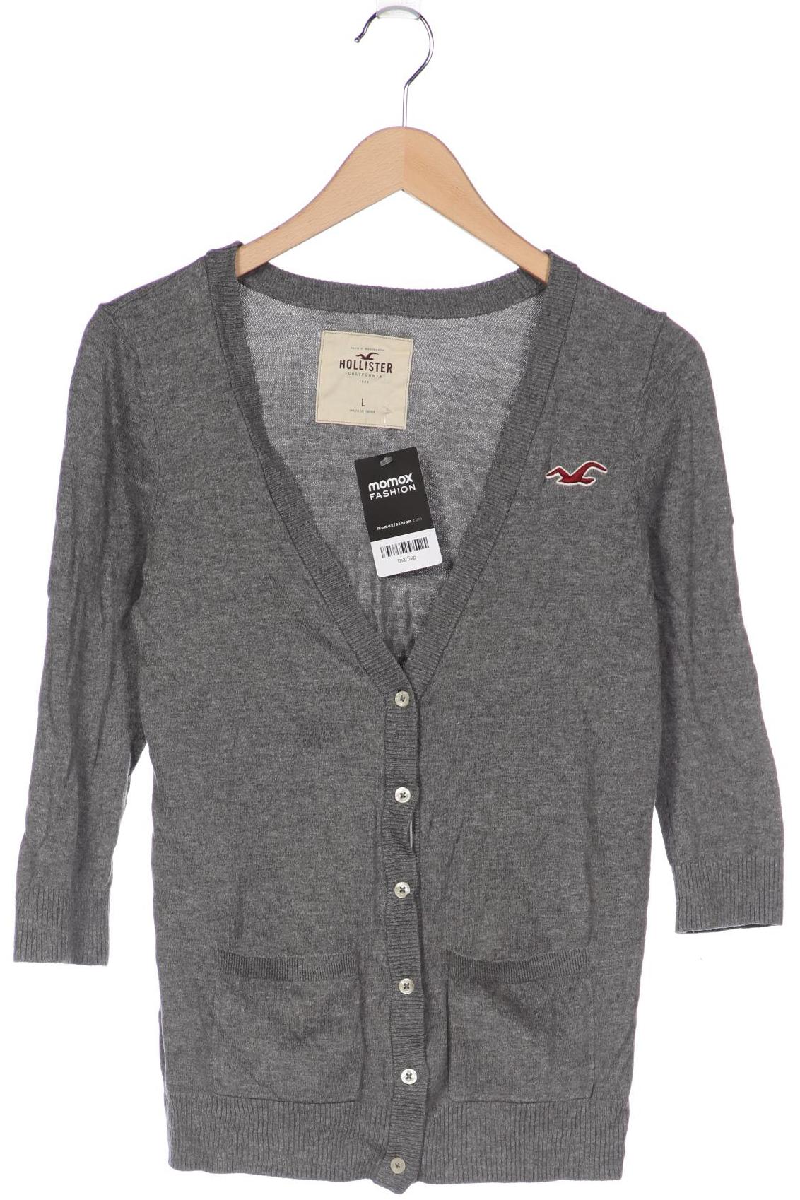 

Hollister Damen Strickjacke, grau