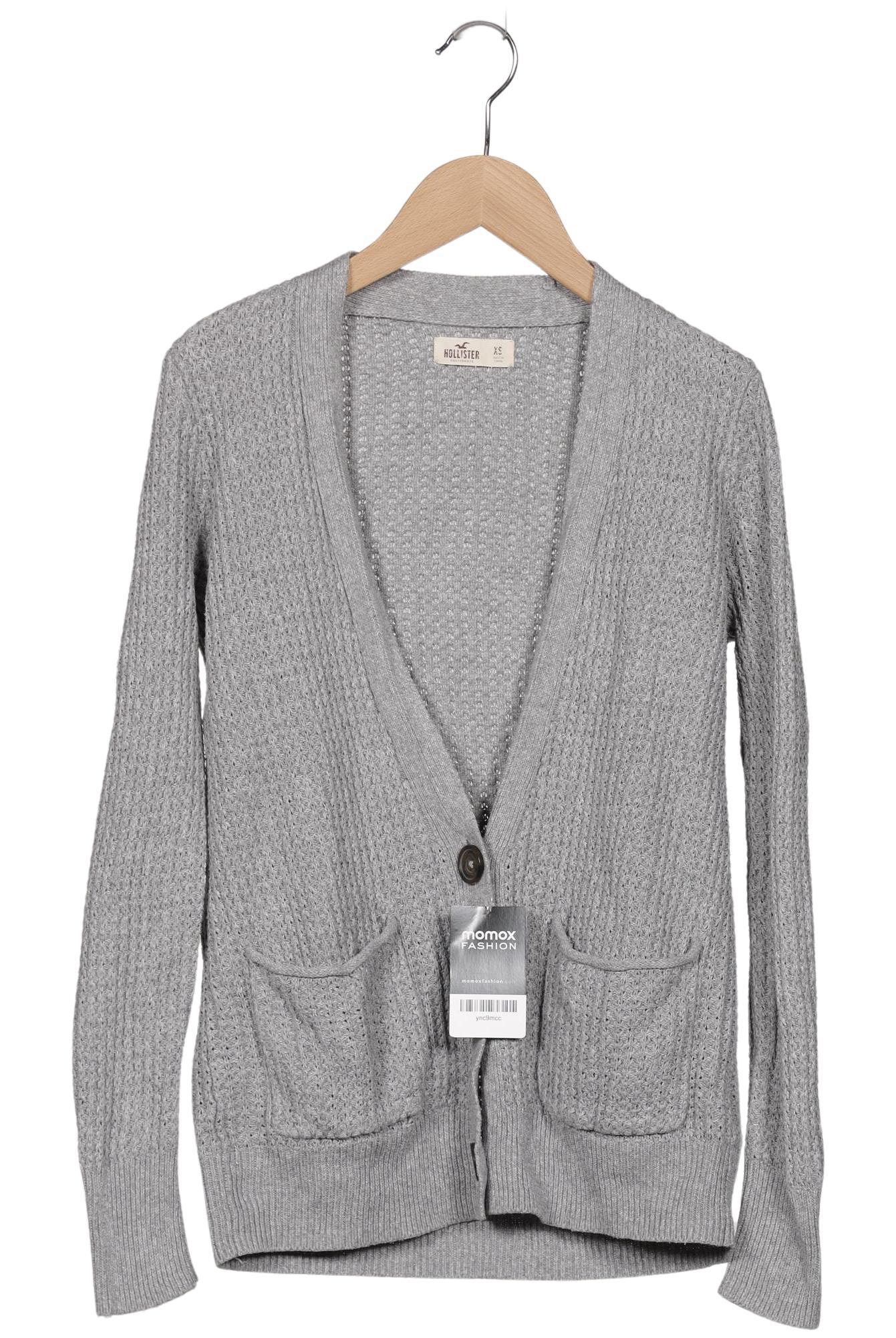 

Hollister Damen Strickjacke, grau, Gr. 34