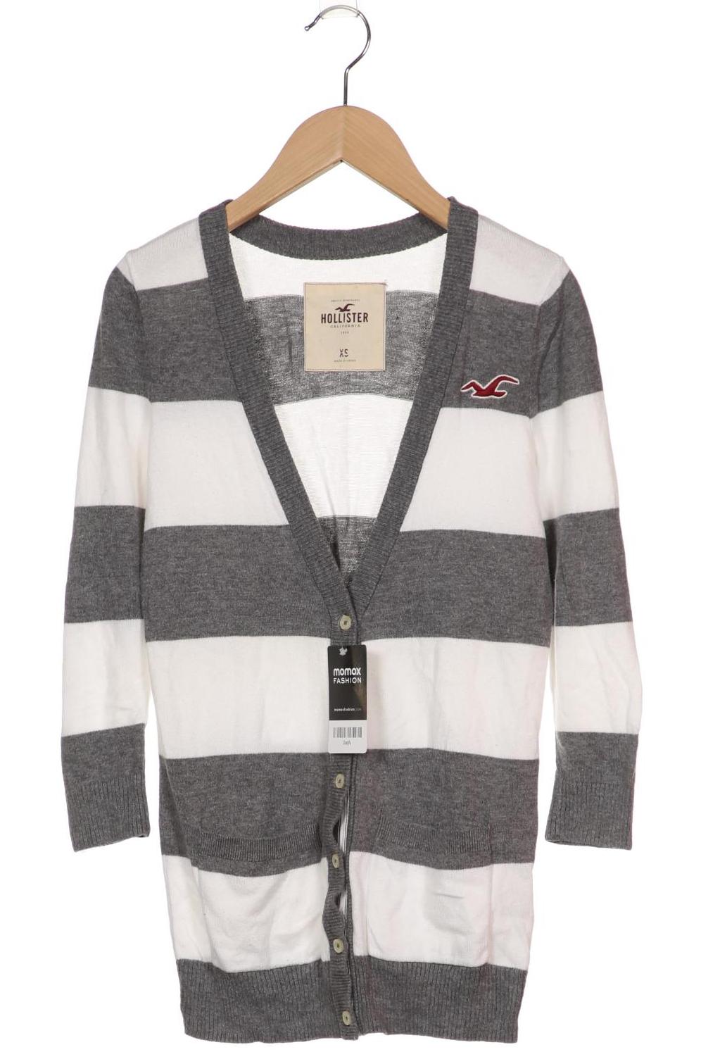 

Hollister Damen Strickjacke, grau