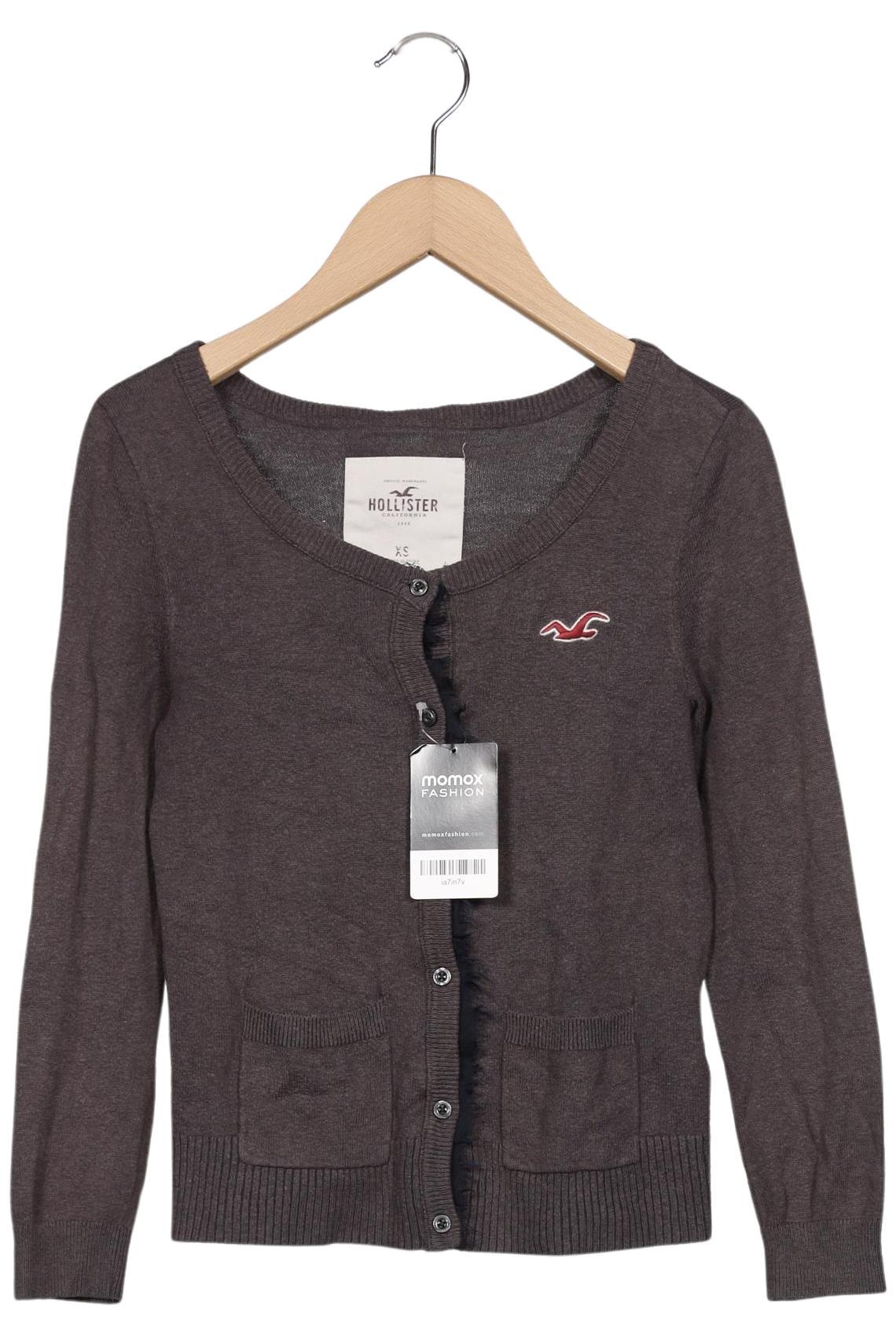 

Hollister Damen Strickjacke, grau, Gr. 34