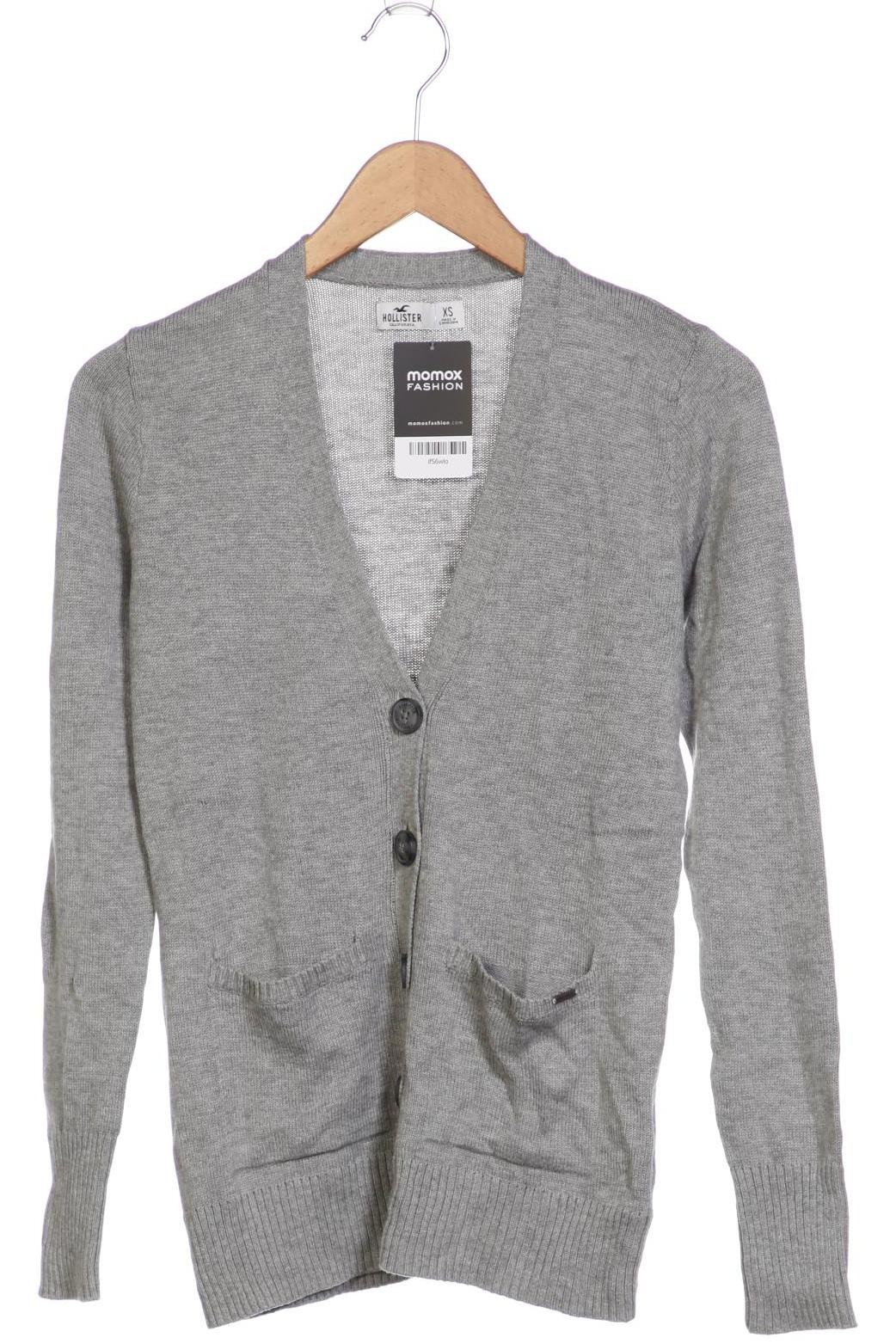 

Hollister Damen Strickjacke, grau