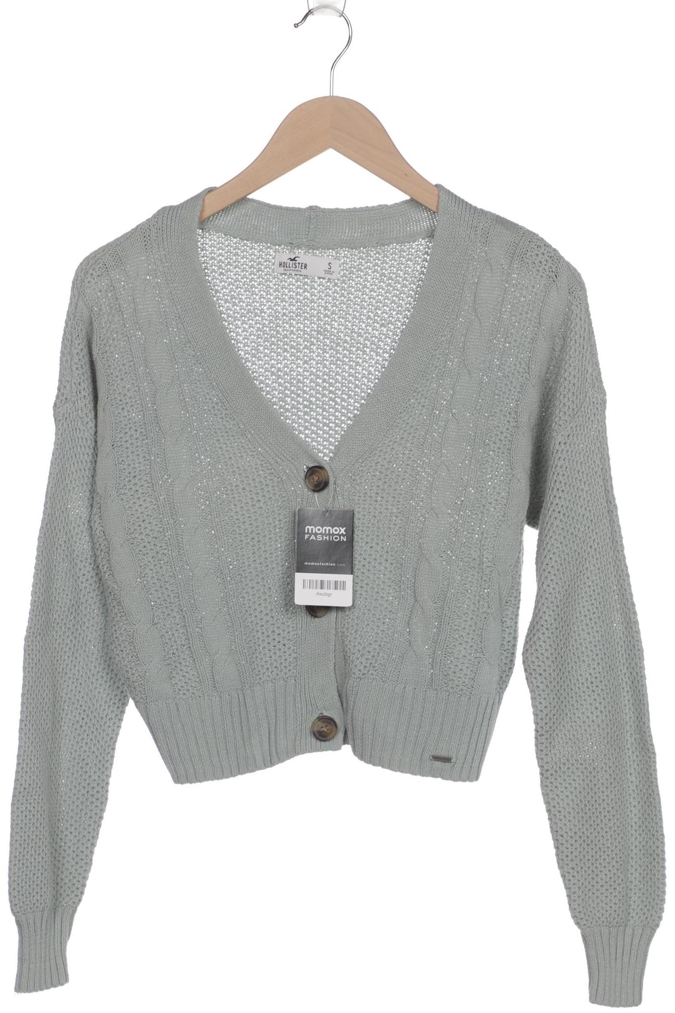 

Hollister Damen Strickjacke, hellgrün, Gr. 36