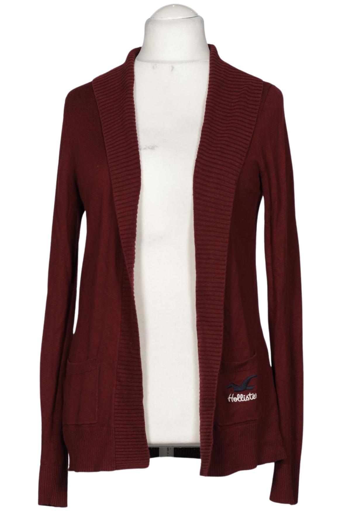 

Hollister Damen Strickjacke, bordeaux, Gr. 42