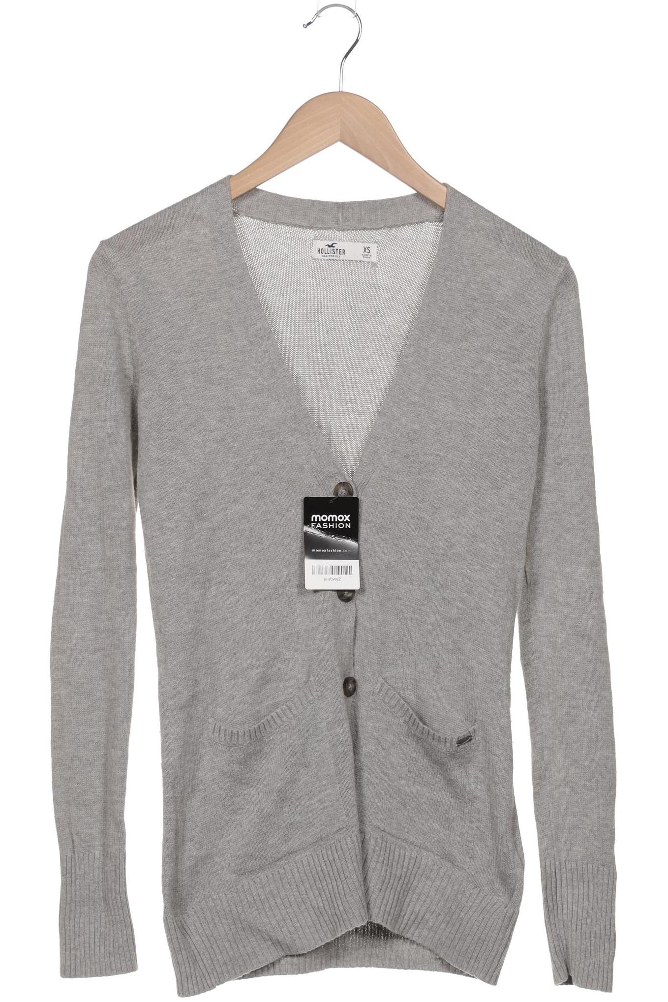 

Hollister Damen Strickjacke, grau, Gr. 34