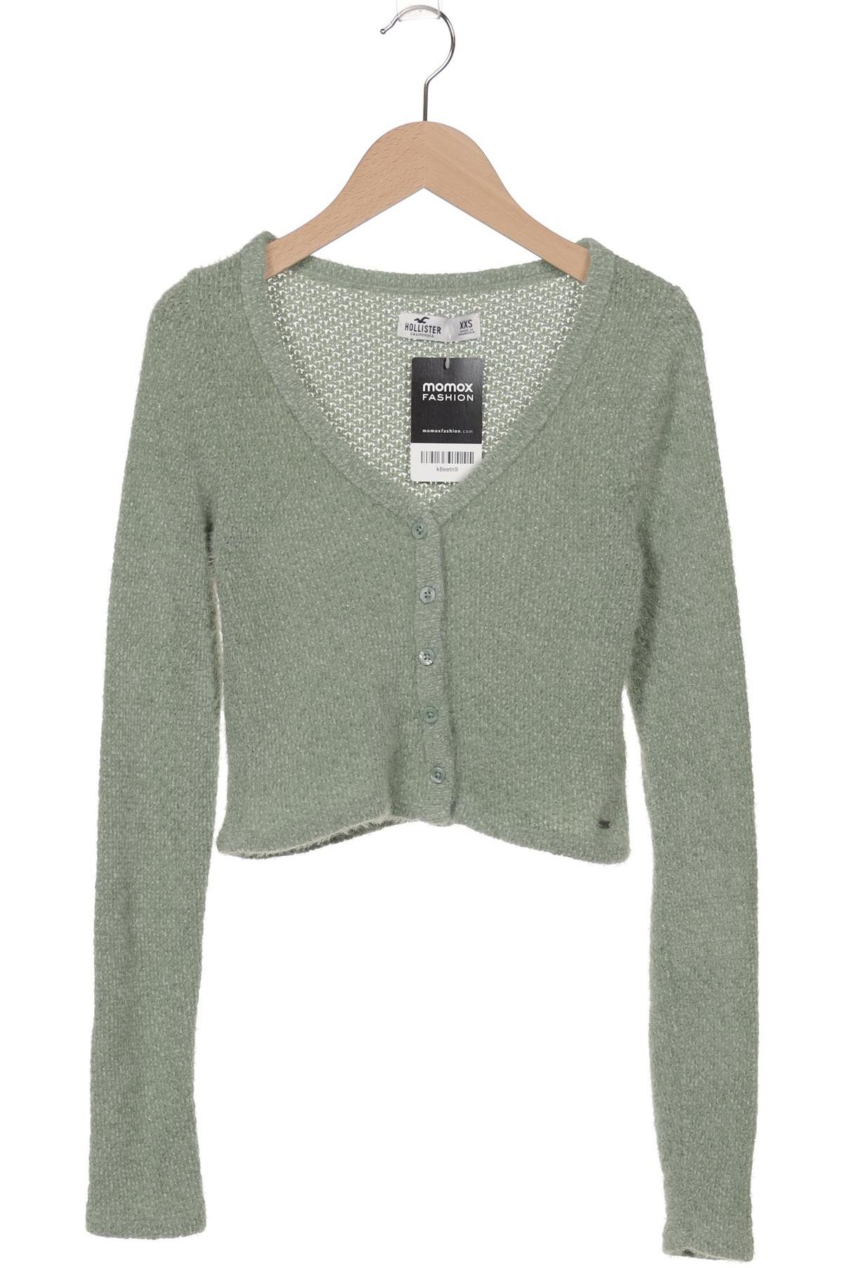 

Hollister Damen Strickjacke, hellgrün, Gr. 32
