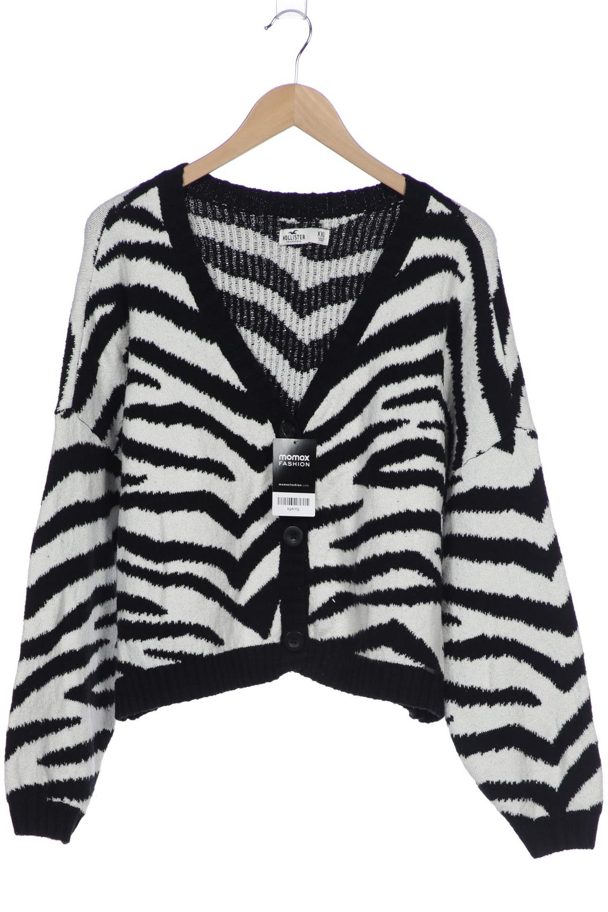 

Hollister Damen Strickjacke, weiß, Gr. 46