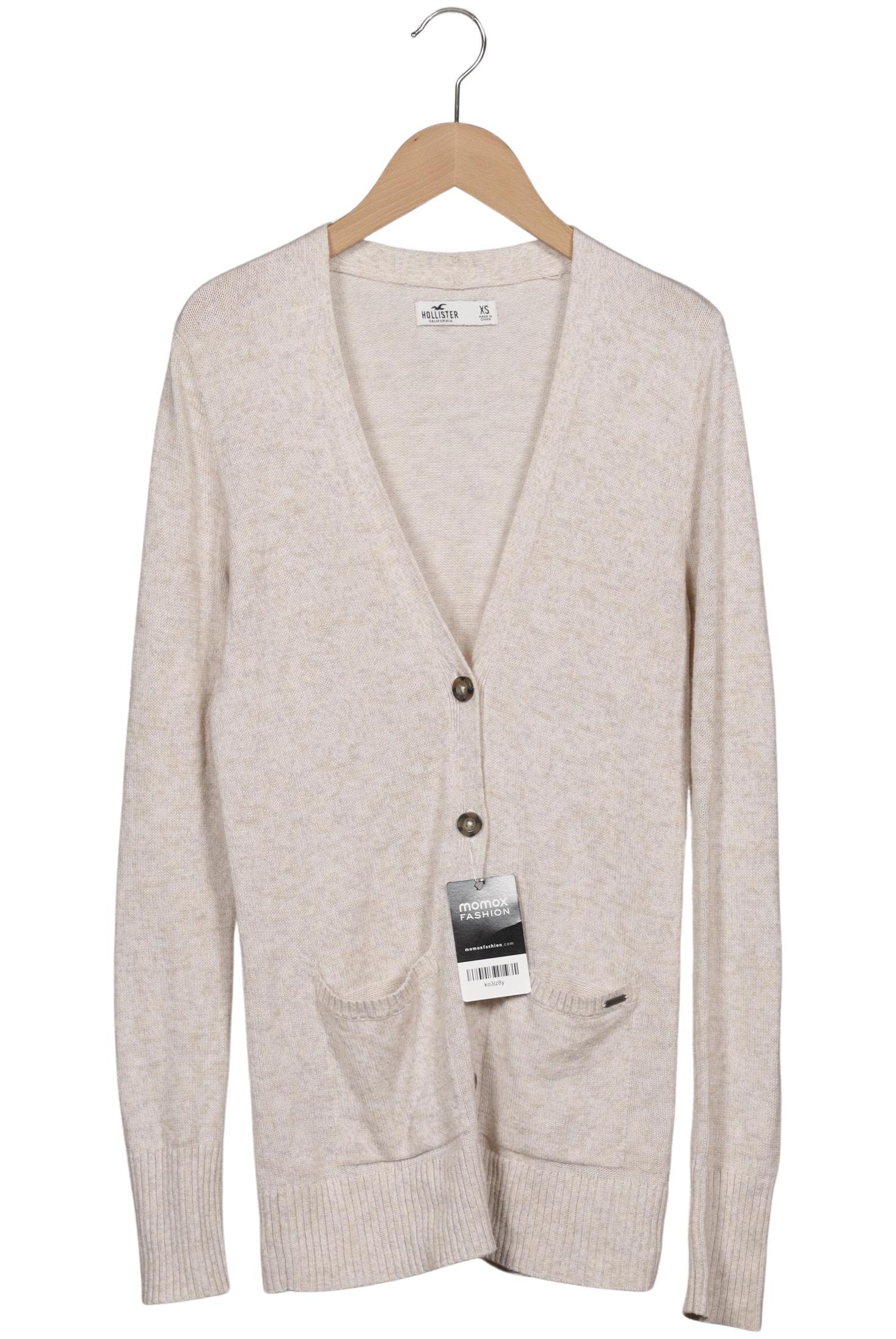 

Hollister Damen Strickjacke, beige, Gr. 34