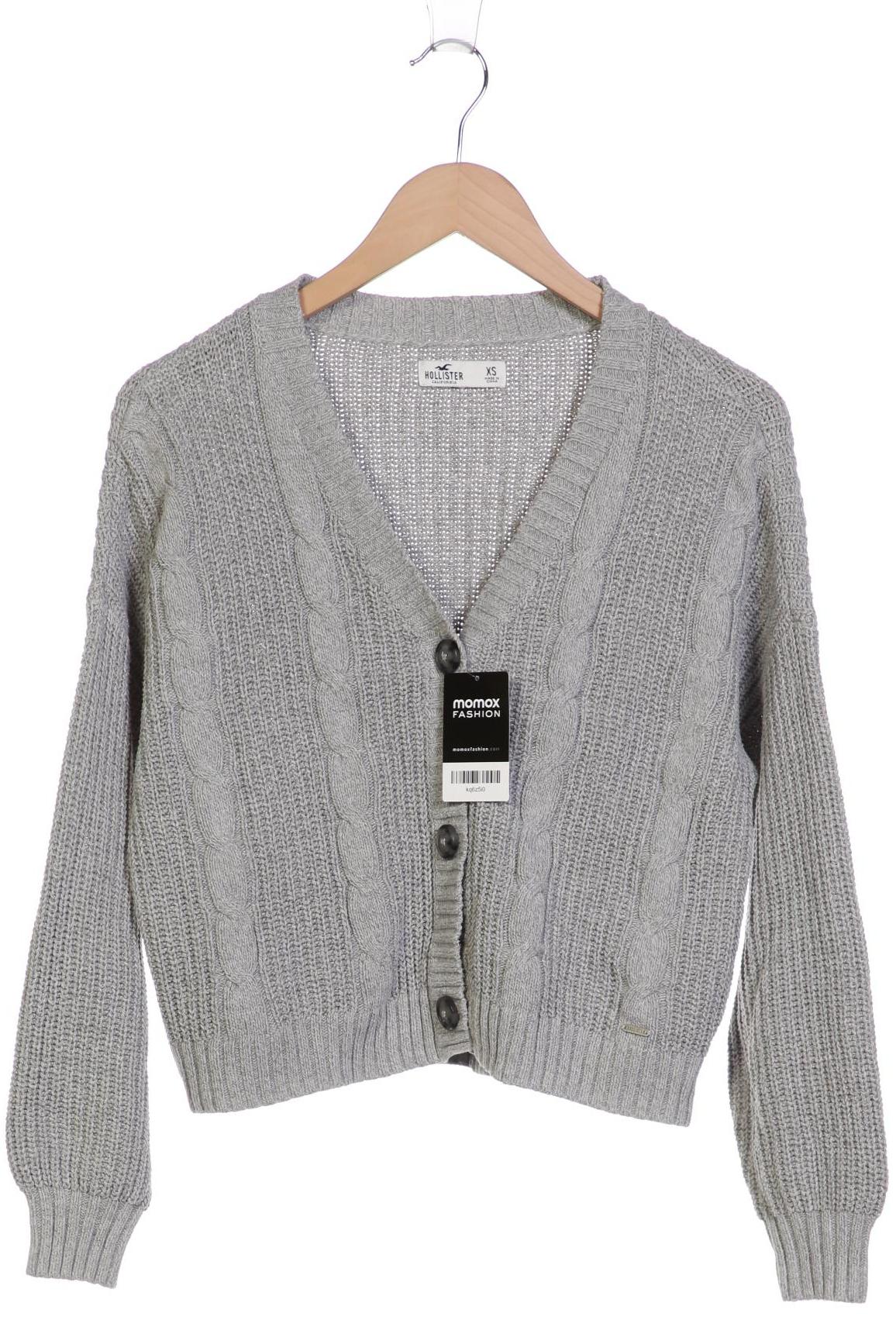 

Hollister Damen Strickjacke, grau, Gr. 34