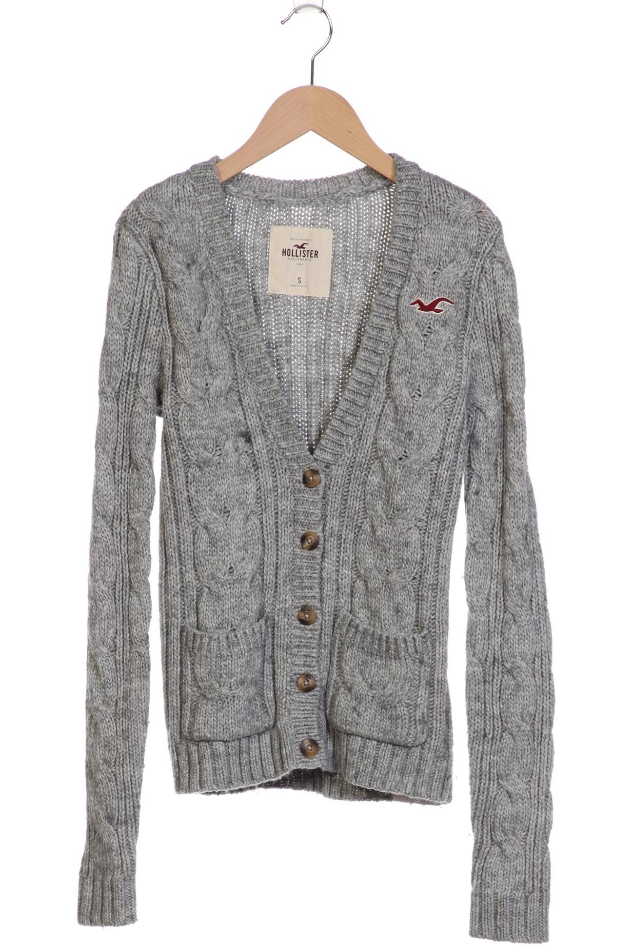 

Hollister Damen Strickjacke, grau, Gr. 36