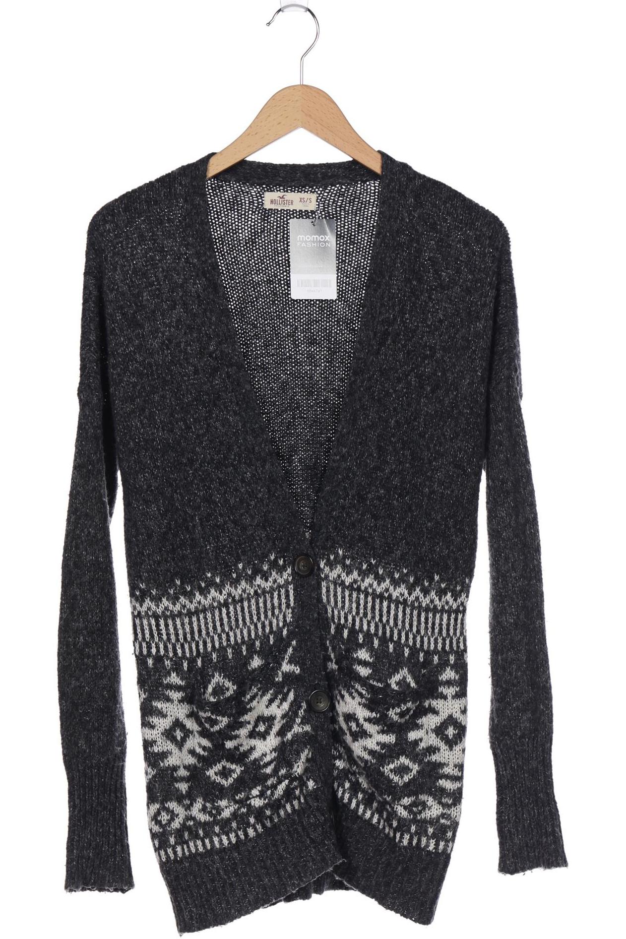 

Hollister Damen Strickjacke, grau, Gr. 34