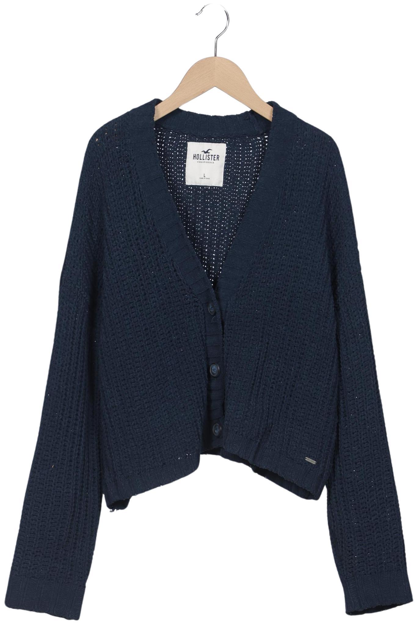 

Hollister Damen Strickjacke, marineblau, Gr. 42