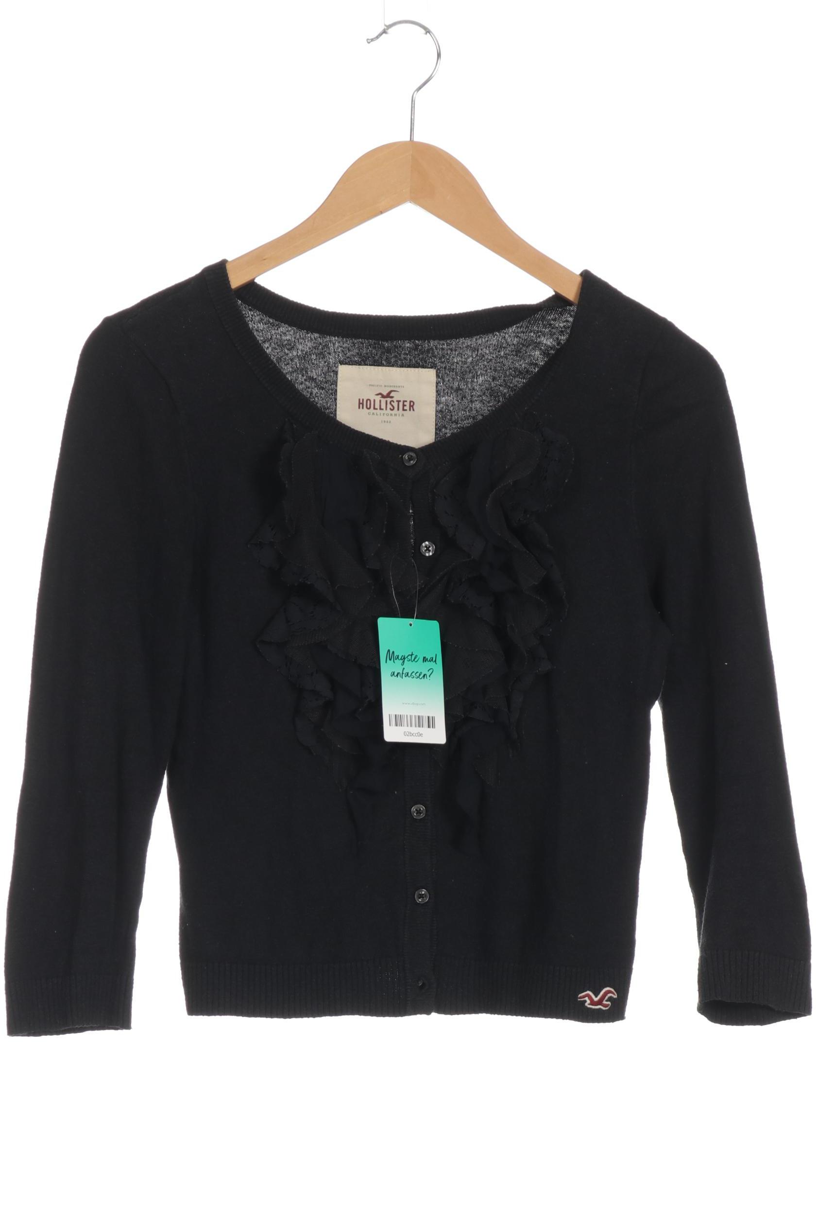 

Hollister Damen Strickjacke, schwarz, Gr. 38