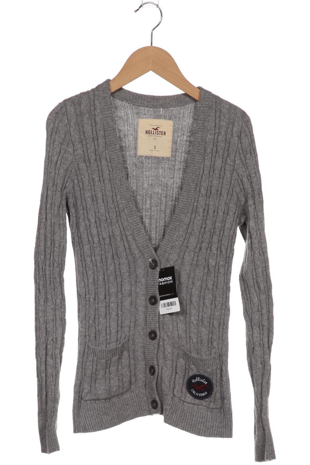 

Hollister Damen Strickjacke, grau