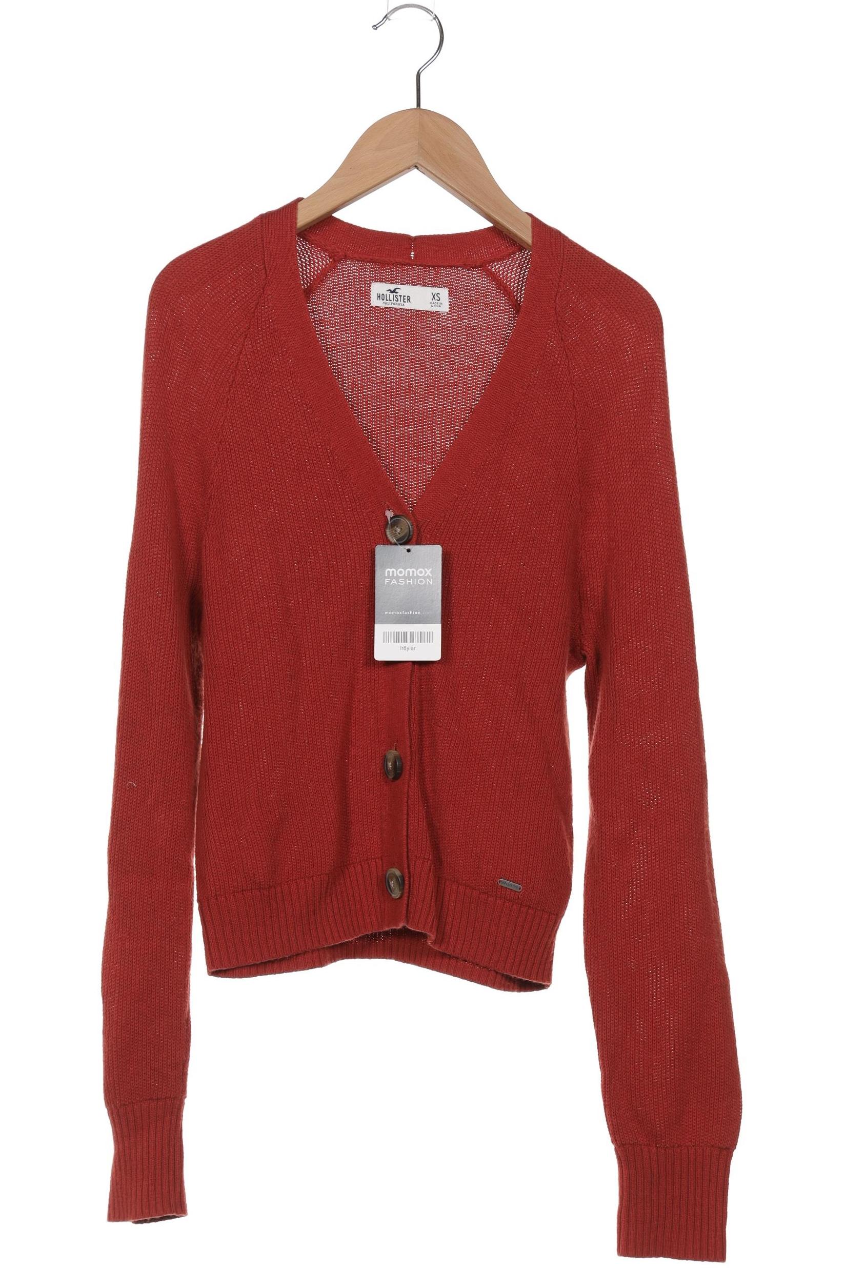 

Hollister Damen Strickjacke, rot, Gr. 34