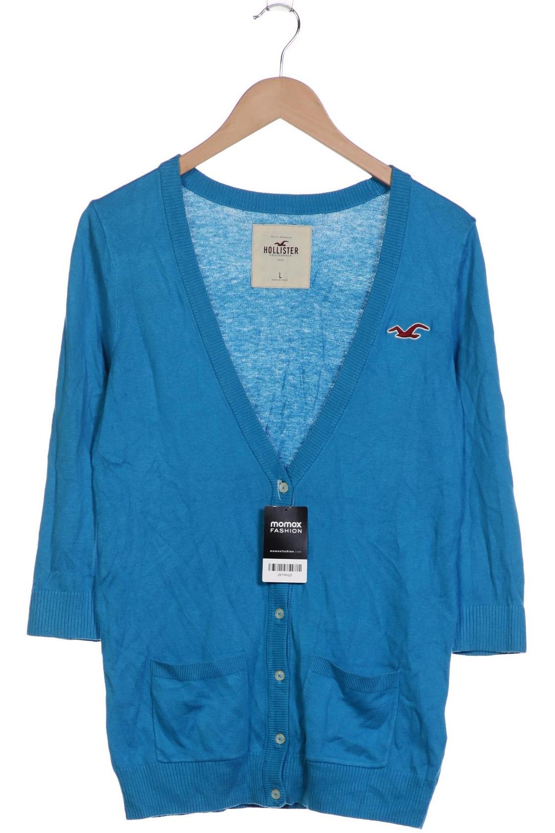 

Hollister Damen Strickjacke, blau, Gr. 42