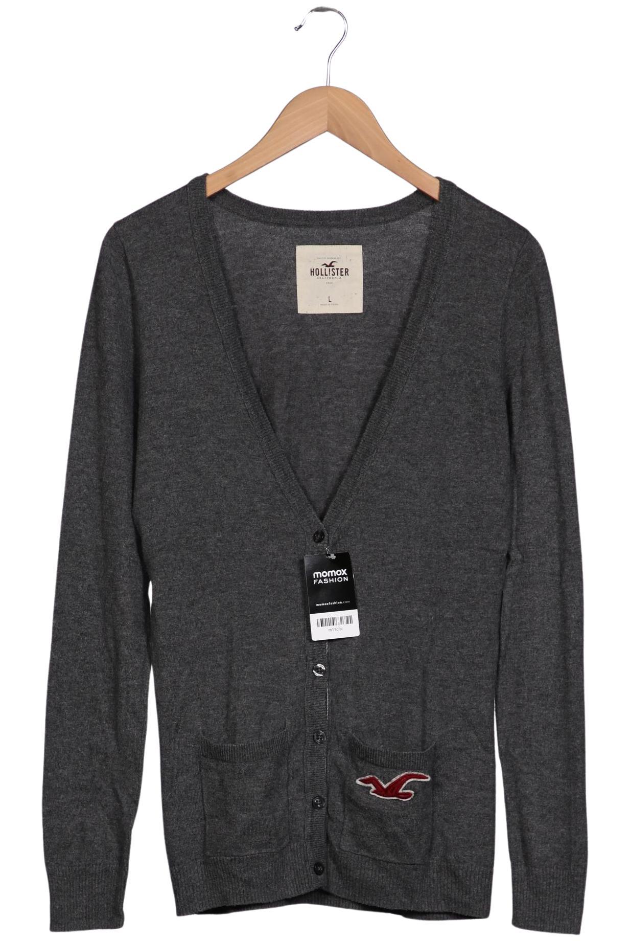 

Hollister Damen Strickjacke, grau, Gr. 42