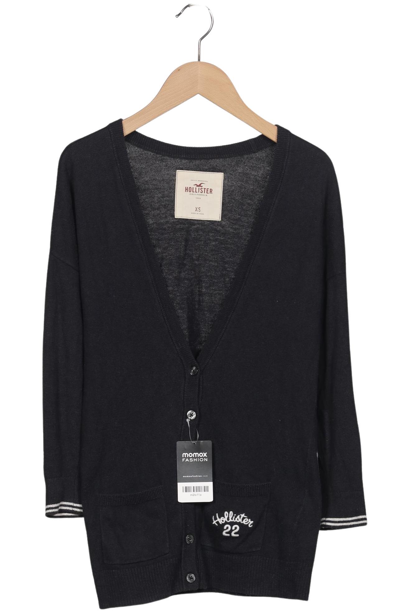 

Hollister Damen Strickjacke, marineblau, Gr. 34