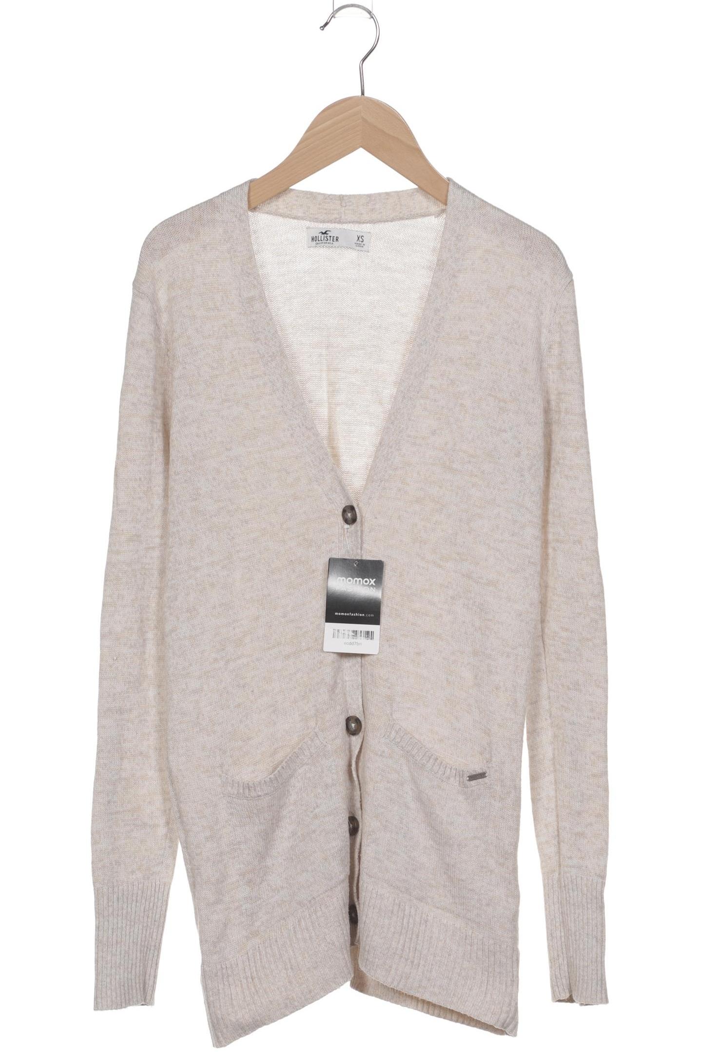 

Hollister Damen Strickjacke, beige, Gr. 34