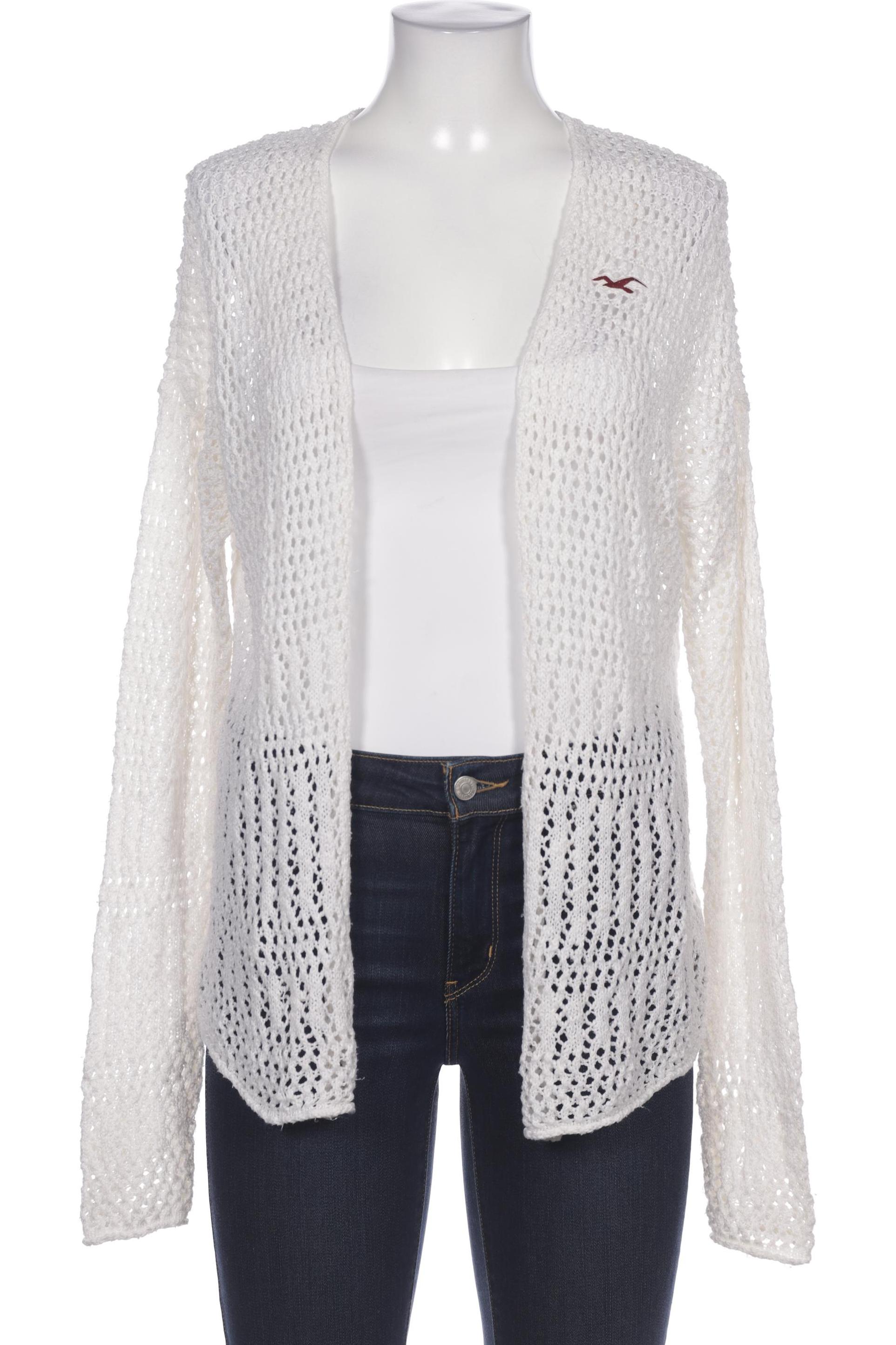 

Hollister Damen Strickjacke, cremeweiß, Gr. 36