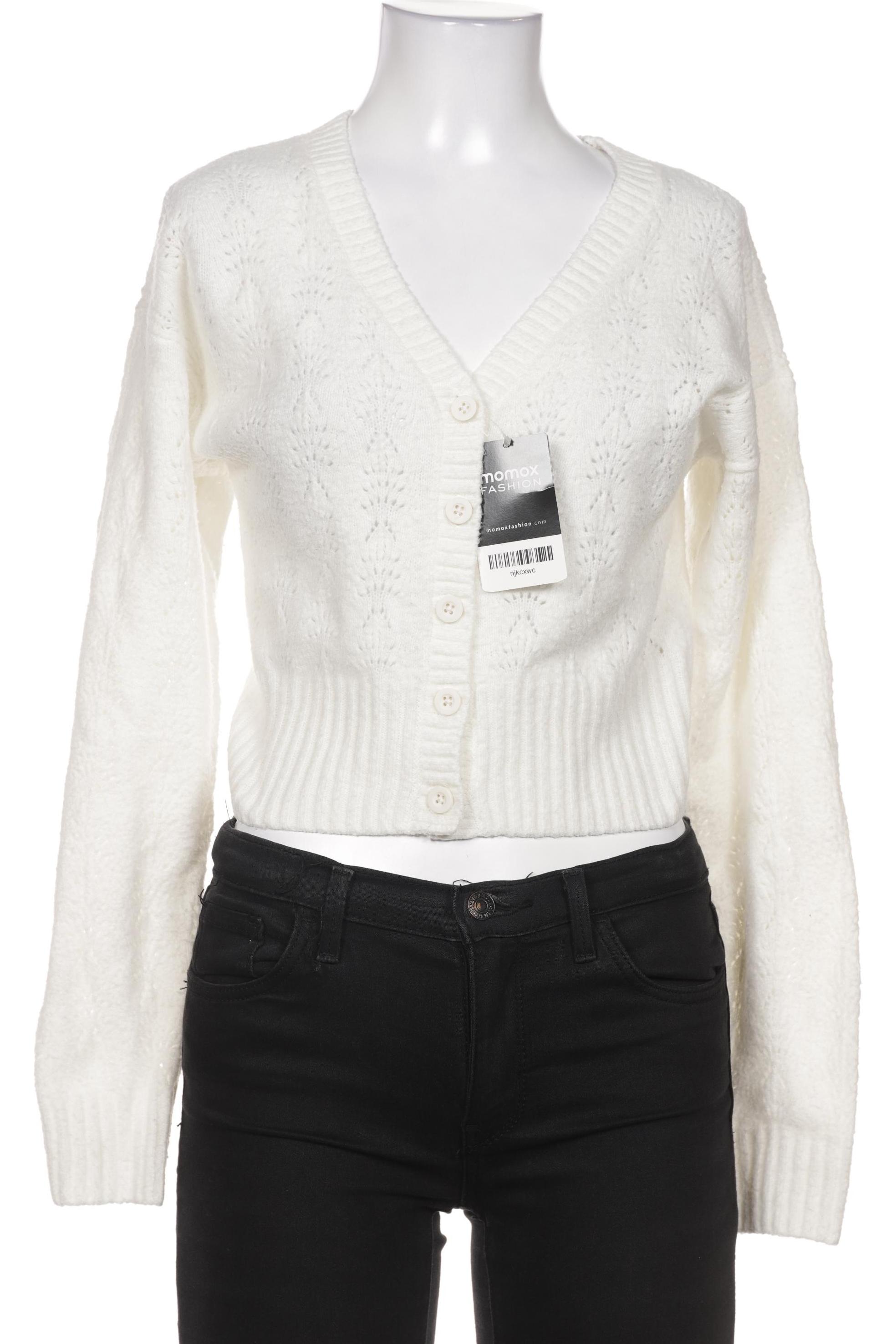 

Hollister Damen Strickjacke, weiß, Gr. 34