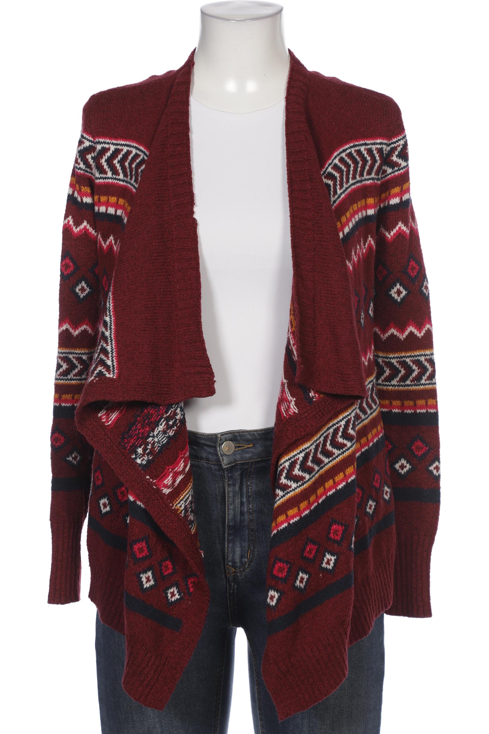 

Hollister Damen Strickjacke, bordeaux, Gr. 36