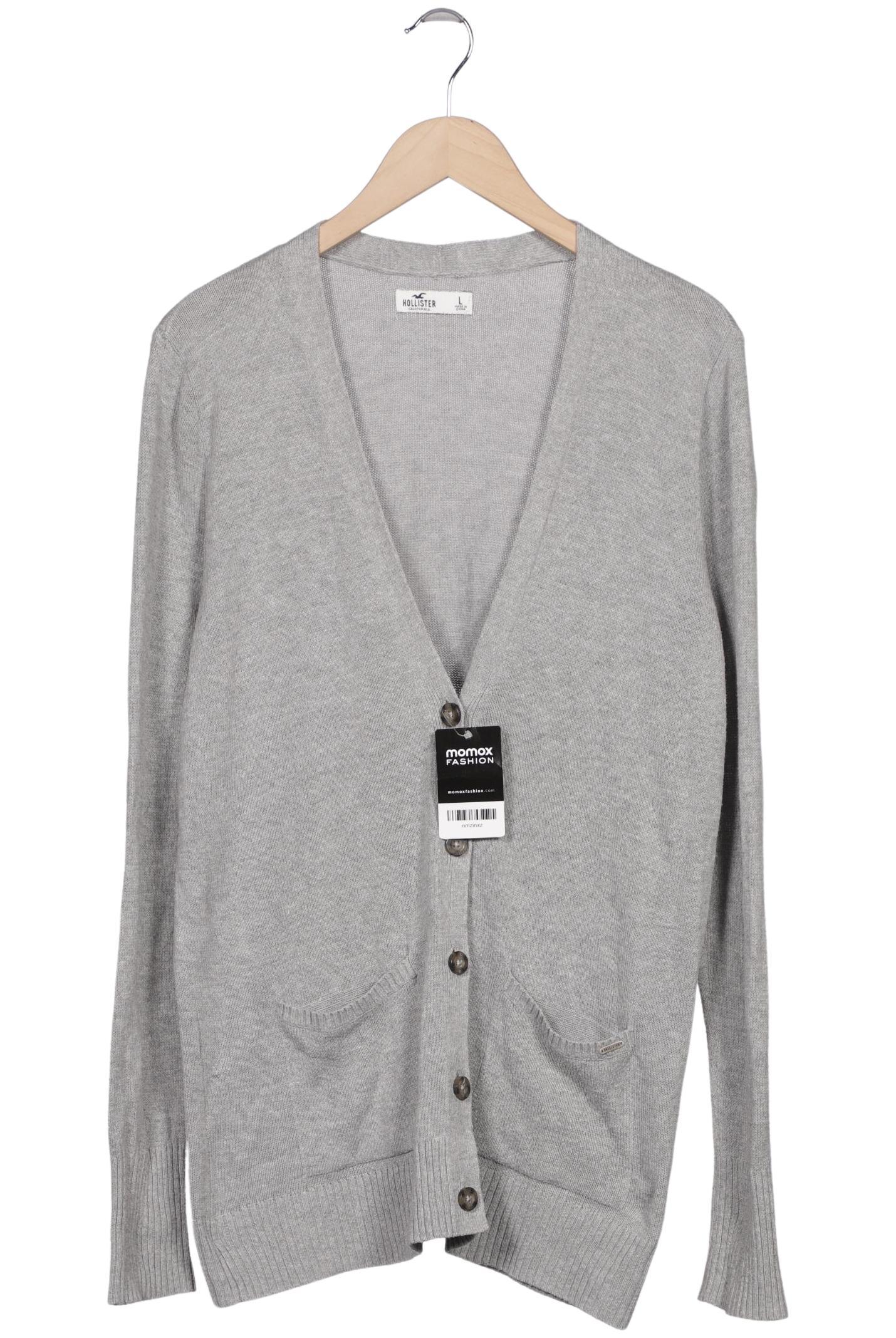 

Hollister Damen Strickjacke, grau, Gr. 42