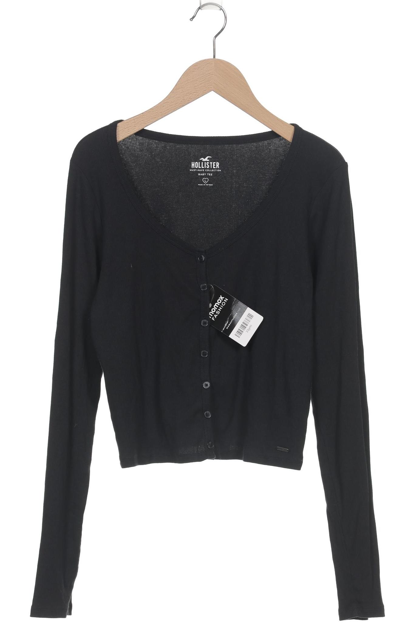 

Hollister Damen Strickjacke, schwarz, Gr. 42