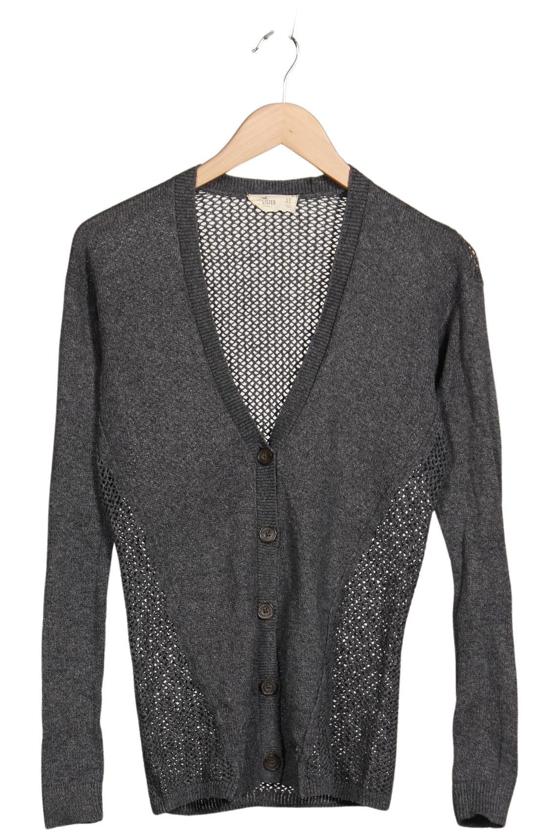 

Hollister Damen Strickjacke, grau, Gr. 34