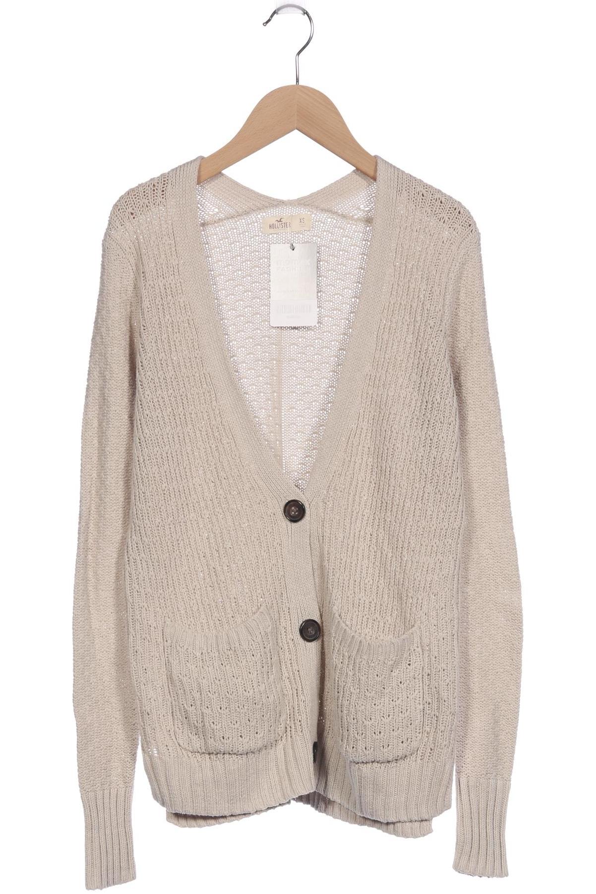

Hollister Damen Strickjacke, beige, Gr. 34