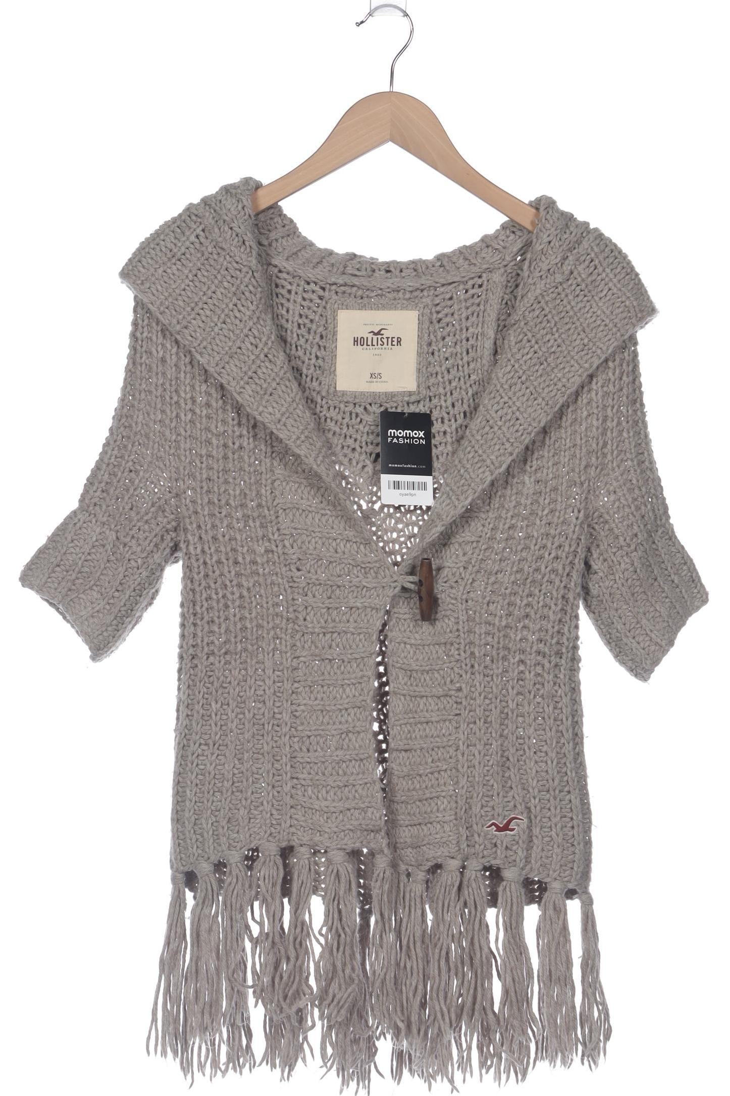 

Hollister Damen Strickjacke, grau, Gr. 34