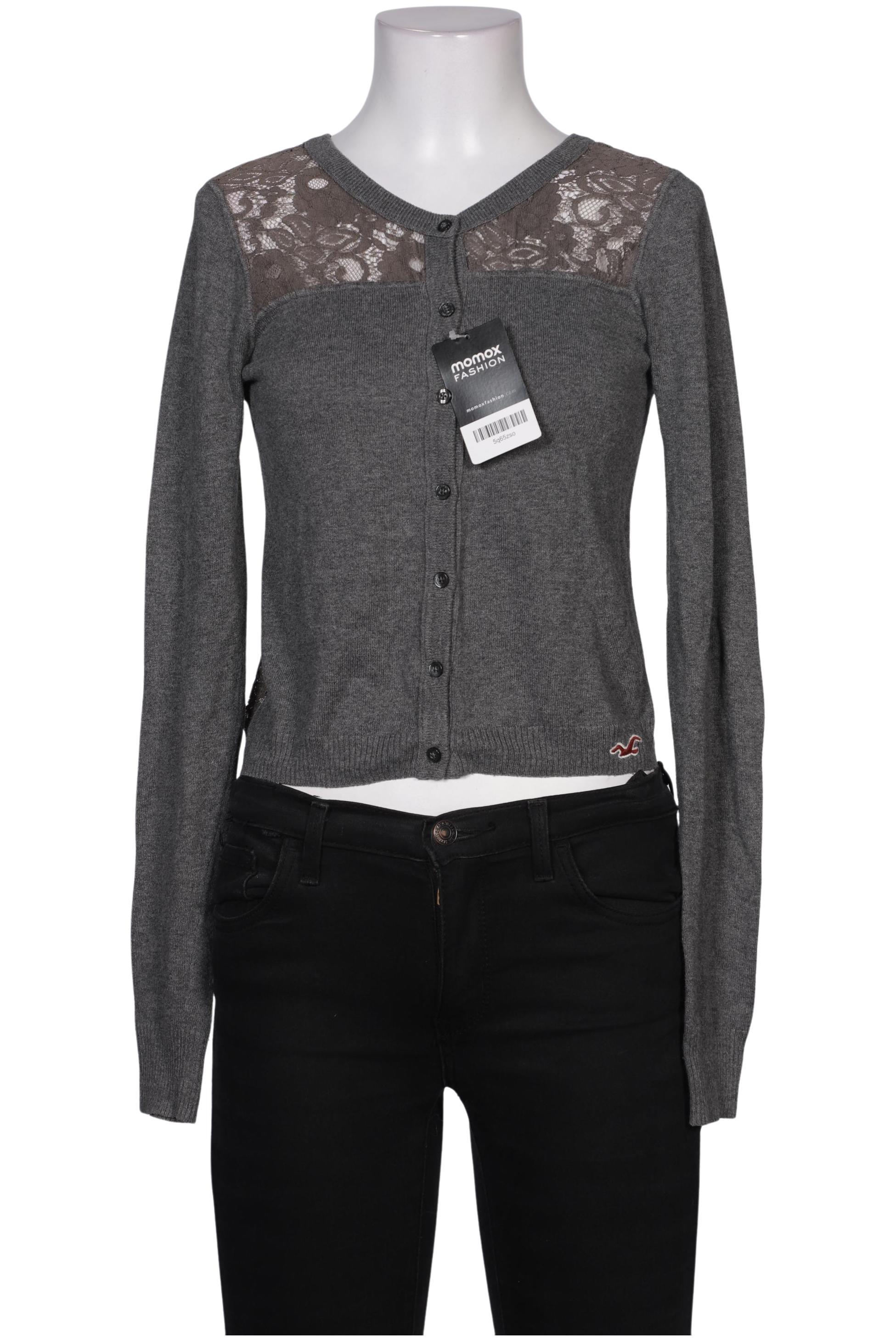 

Hollister Damen Strickjacke, grau, Gr. 36