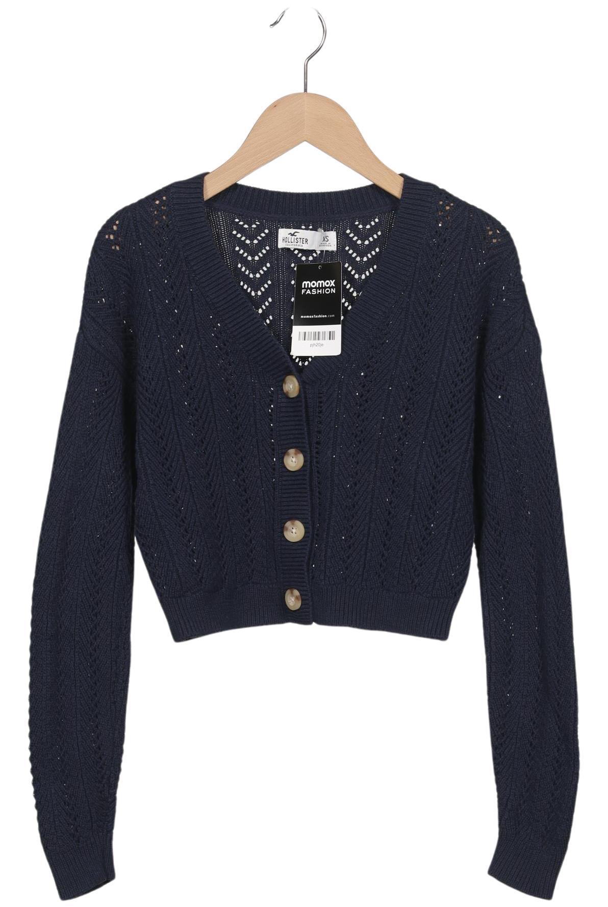 

Hollister Damen Strickjacke, marineblau, Gr. 34