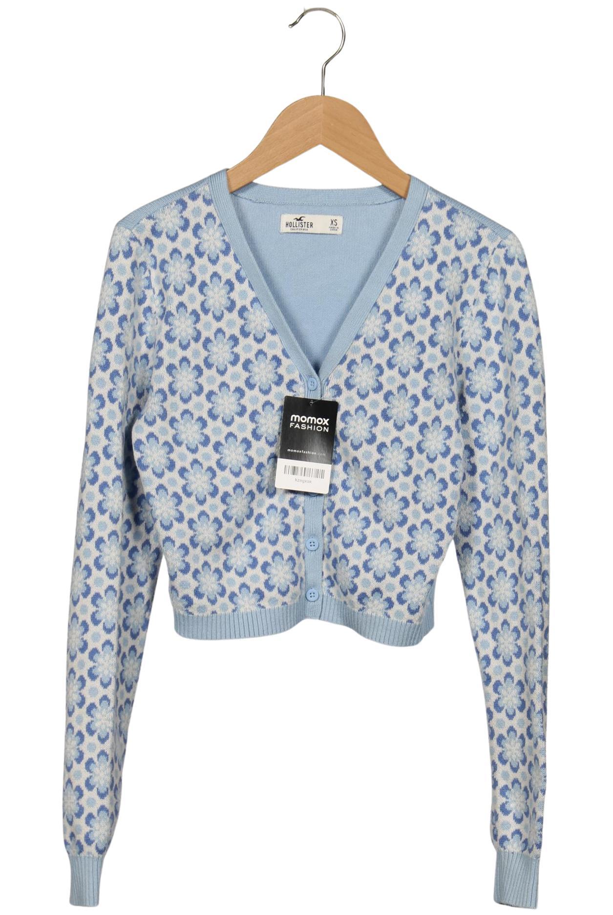 

Hollister Damen Strickjacke, hellblau, Gr. 34