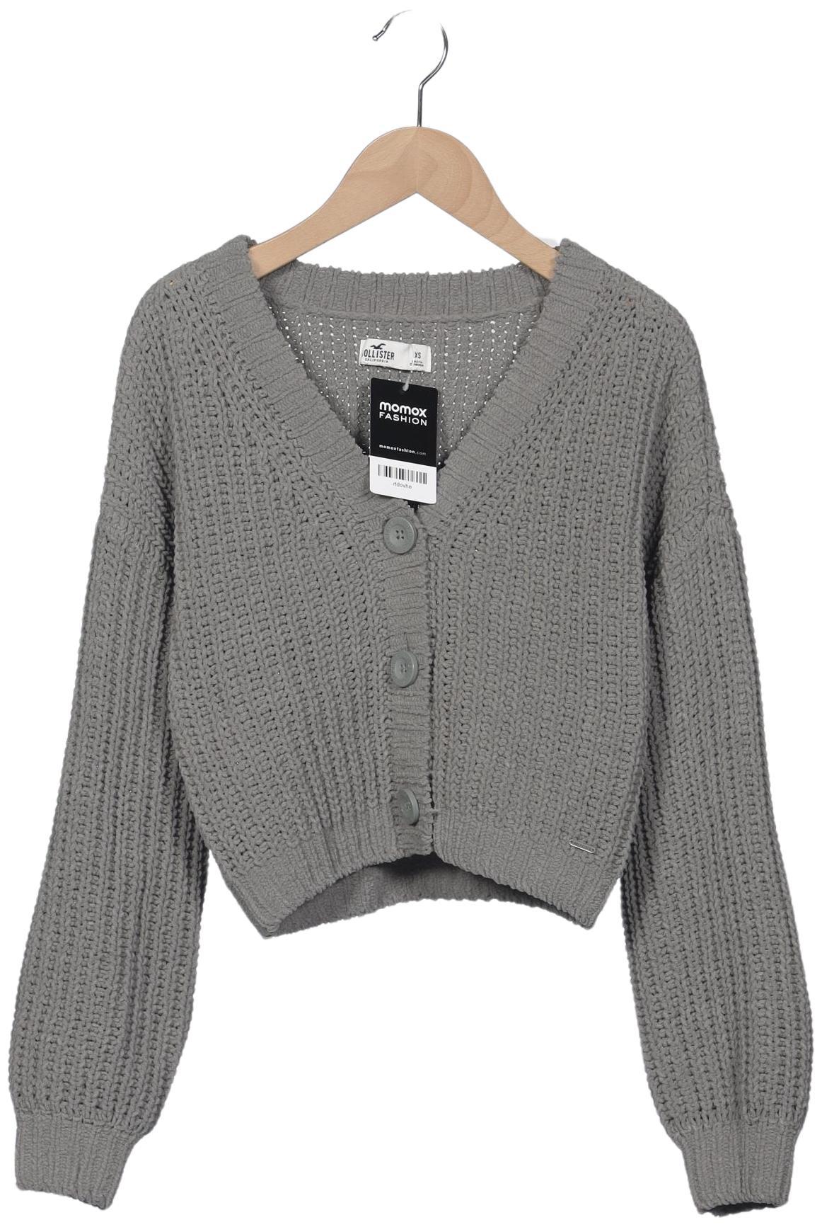 

Hollister Damen Strickjacke, grau, Gr. 34
