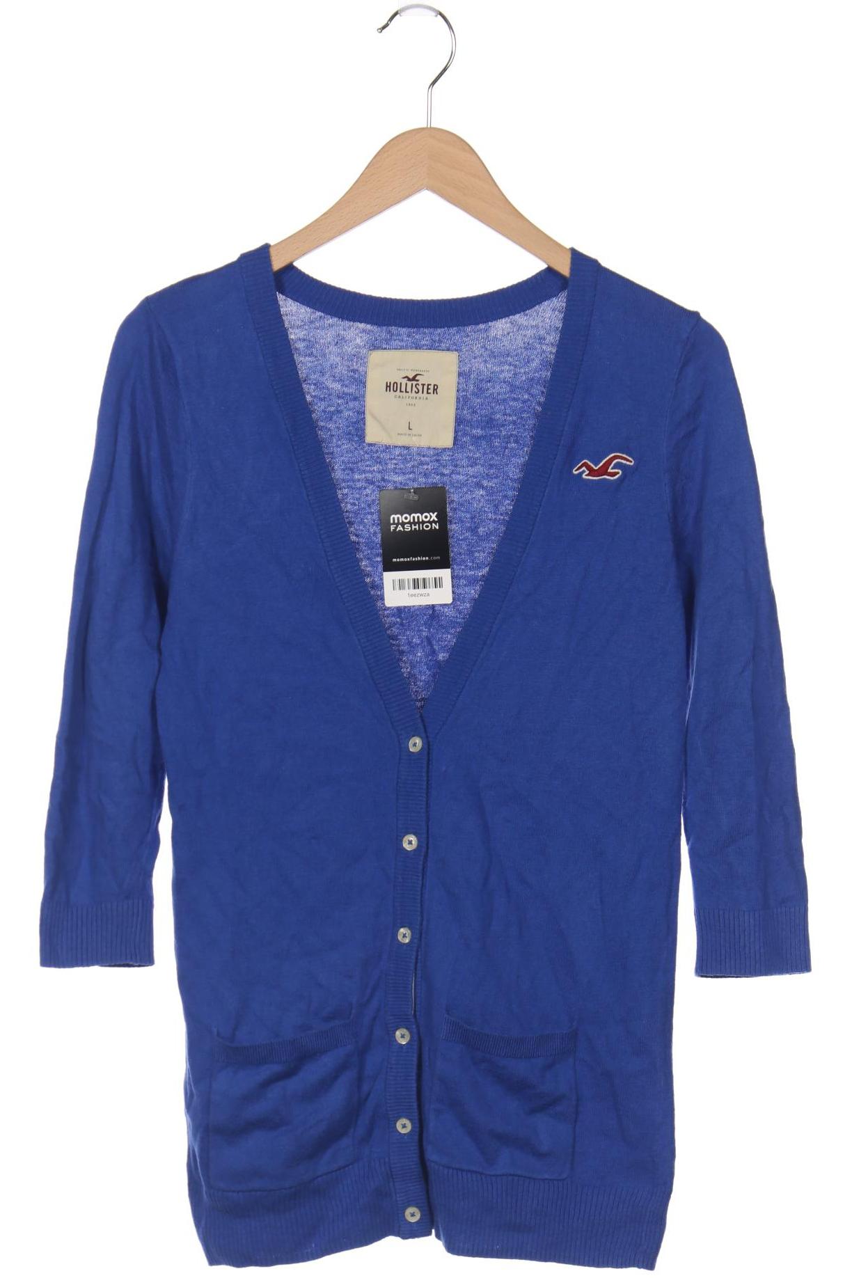 

Hollister Damen Strickjacke, blau, Gr. 42
